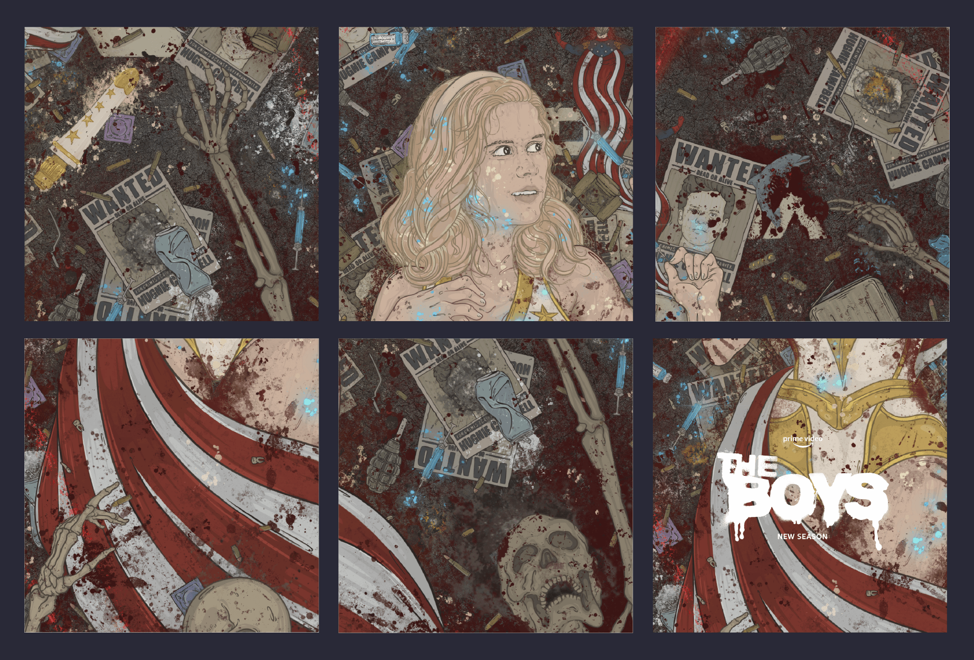 The Boys: Season 4 | Poster — Изображение №5 — Иллюстрация на Dprofile