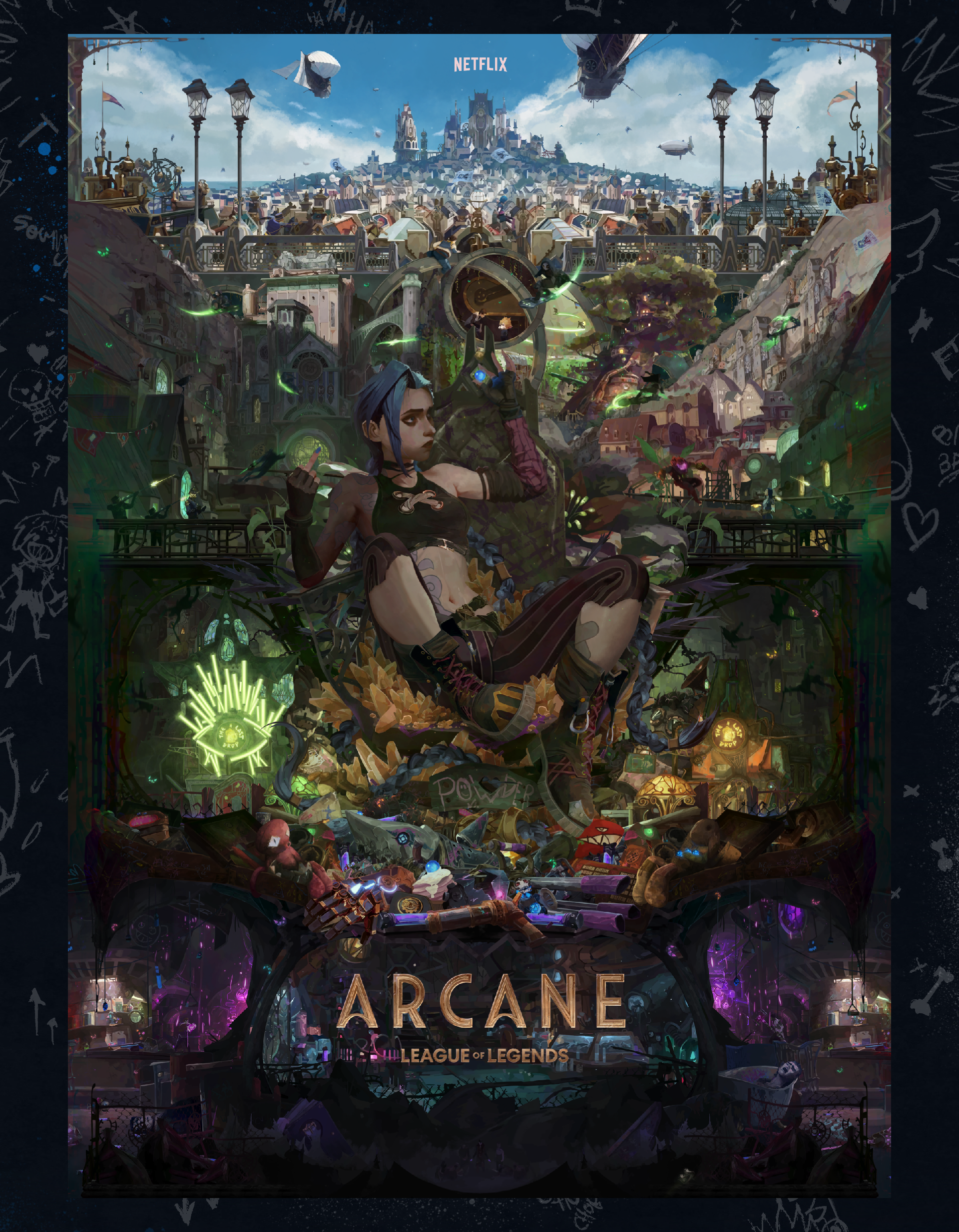Arcane: League of Legends | Poster — Изображение №2 — Брендинг, Иллюстрация на Dprofile