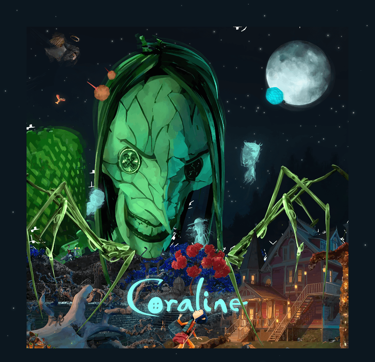 Coraline | Vinyl — Изображение №1 — Иллюстрация на Dprofile