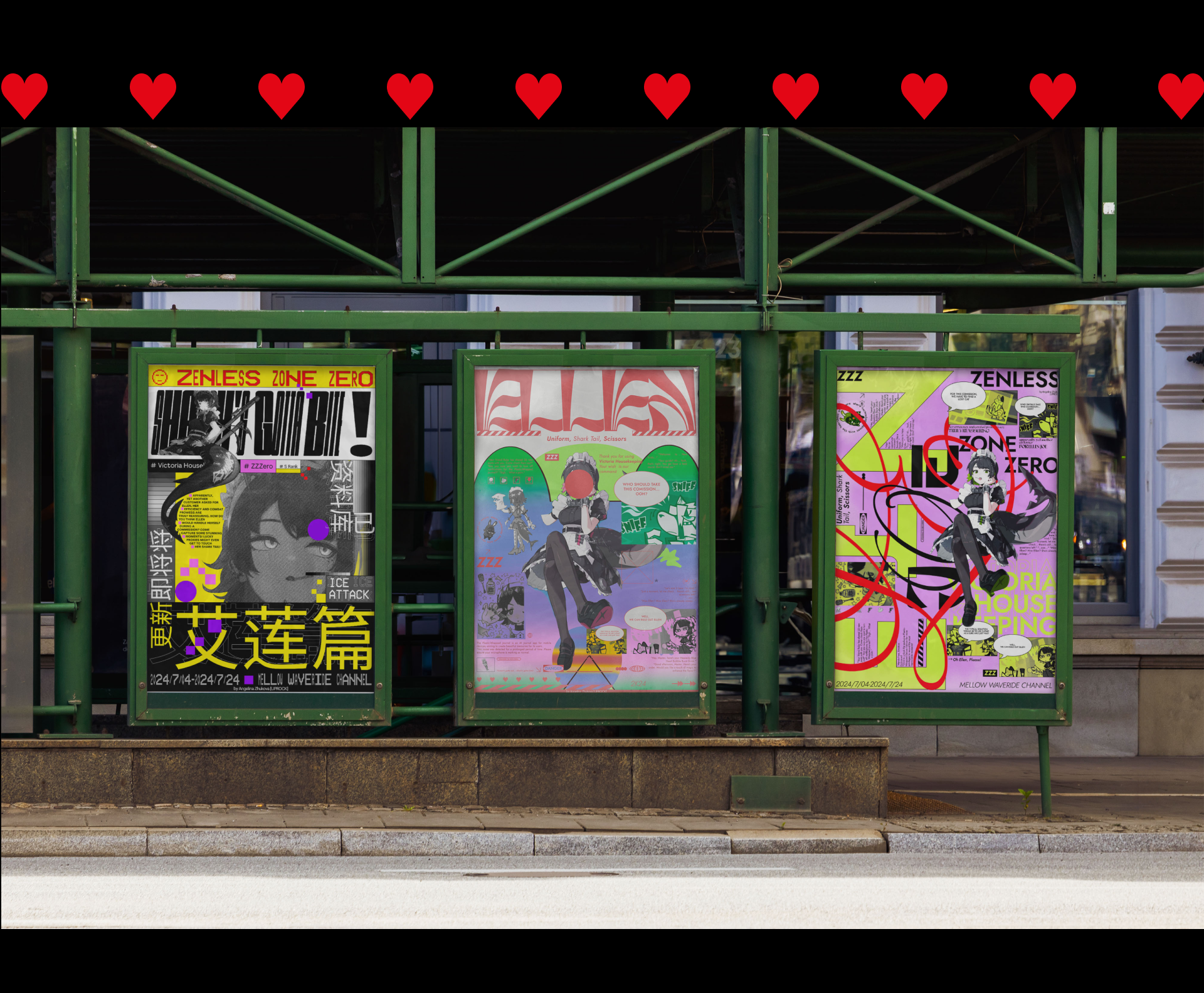 HOYOVERSE / POSTER COLLECTION — Изображение №5 — Интерфейсы, Графика на Dprofile