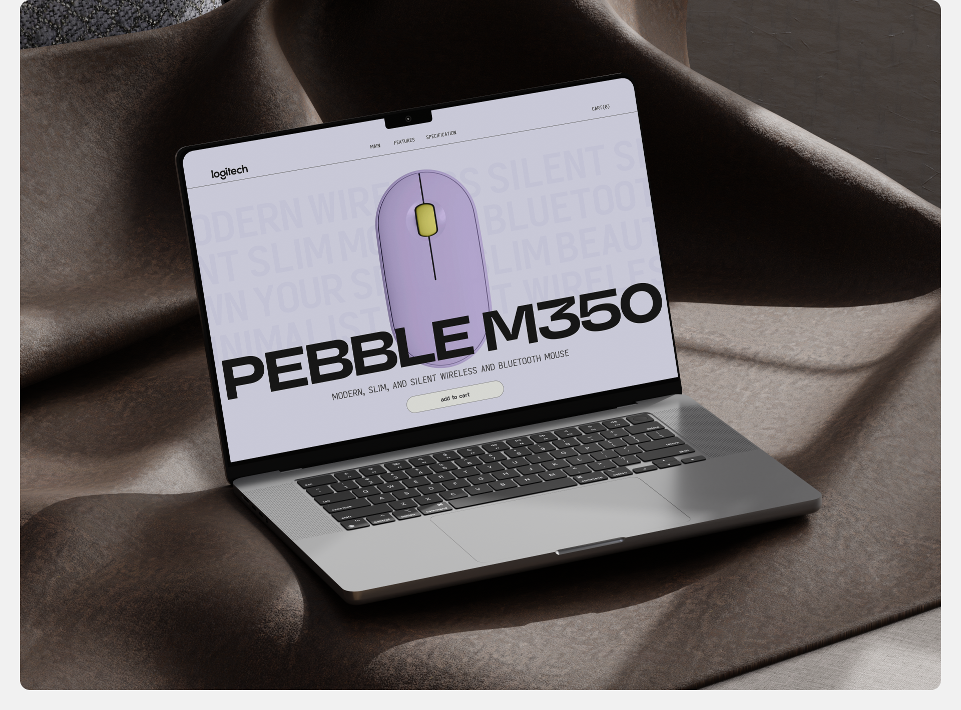 LOGITECH PEBBLE M350 / LANDING PAGE — Изображение №2 — Интерфейсы на Dprofile