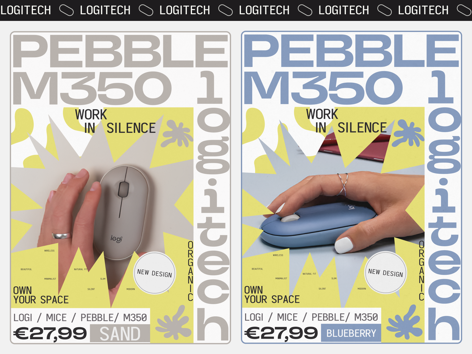 LOGITECH PEBBLE M350 / LANDING PAGE — Изображение №4 — Интерфейсы на Dprofile