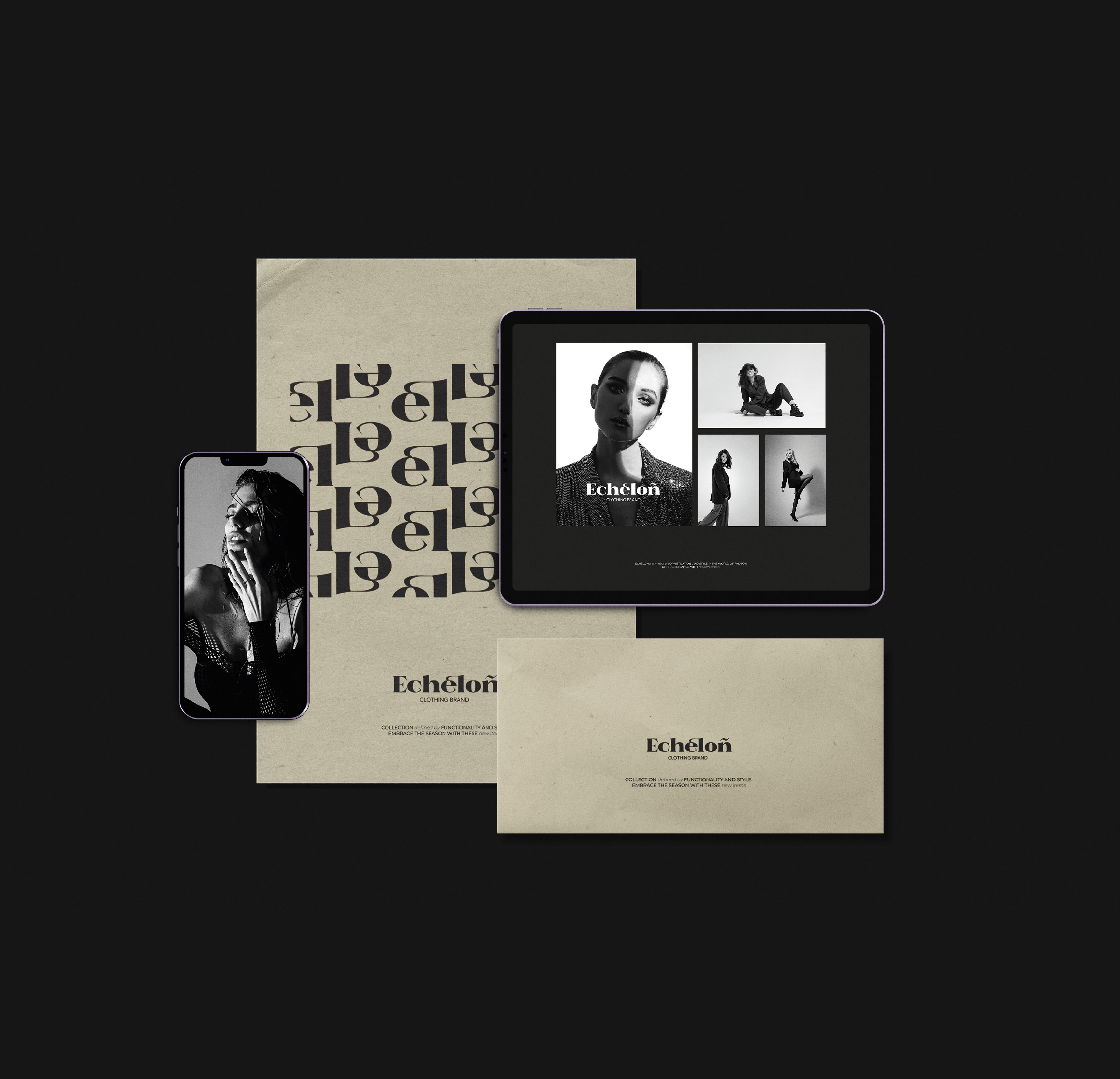 Логотип и фирменный стиль бренда Echelon — Изображение №3 — Брендинг на Dprofile