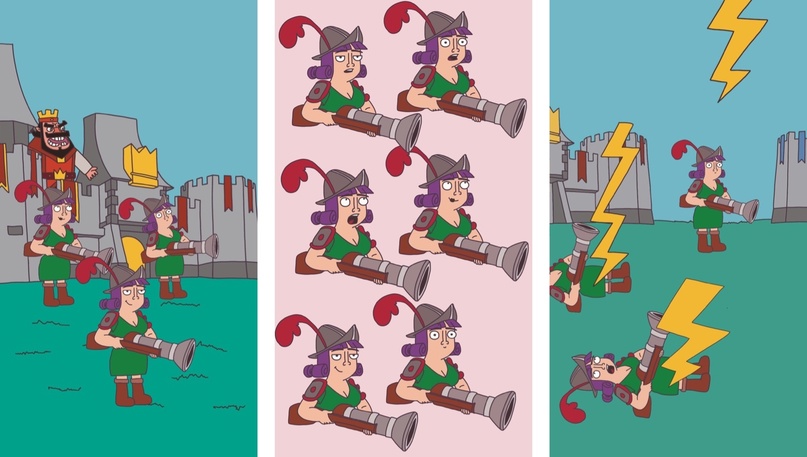 По мотивам игры Clash Royale — Изображение №5 — Иллюстрация, Анимация на Dprofile