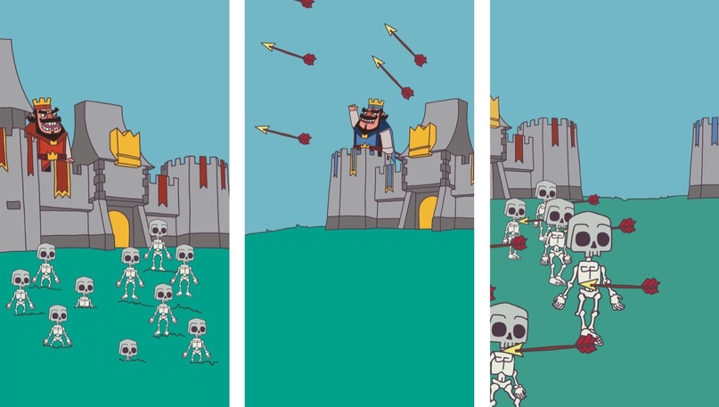 По мотивам игры Clash Royale — Изображение №9 — Иллюстрация, Анимация на Dprofile