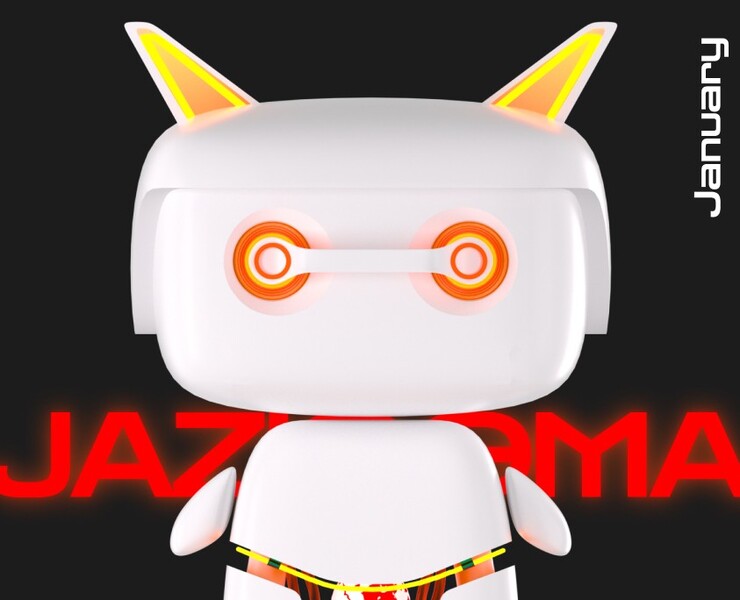 JAZIQOMA — January C001 — Брендинг, 3D на Dprofile