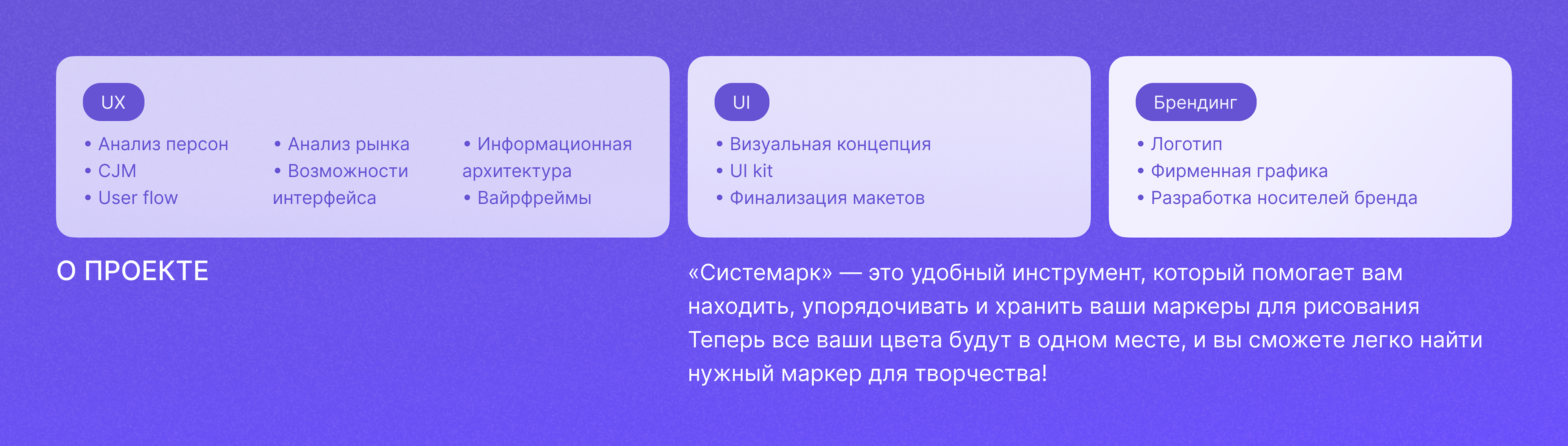 Приложение для систематизации маркеров — Изображение №2 — Интерфейсы, Брендинг на Dprofile