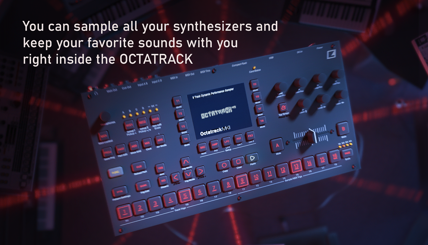 Elektron Octatrack mk II fake commercial — Изображение №6 — 3D, Анимация на Dprofile
