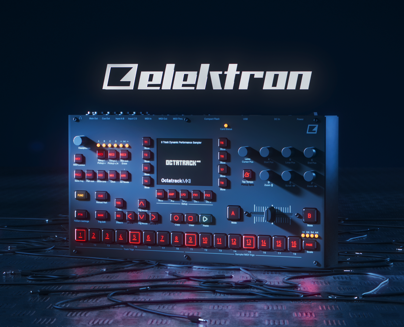 Elektron Octatrack mk II fake commercial — 3D, Анимация на Dprofile