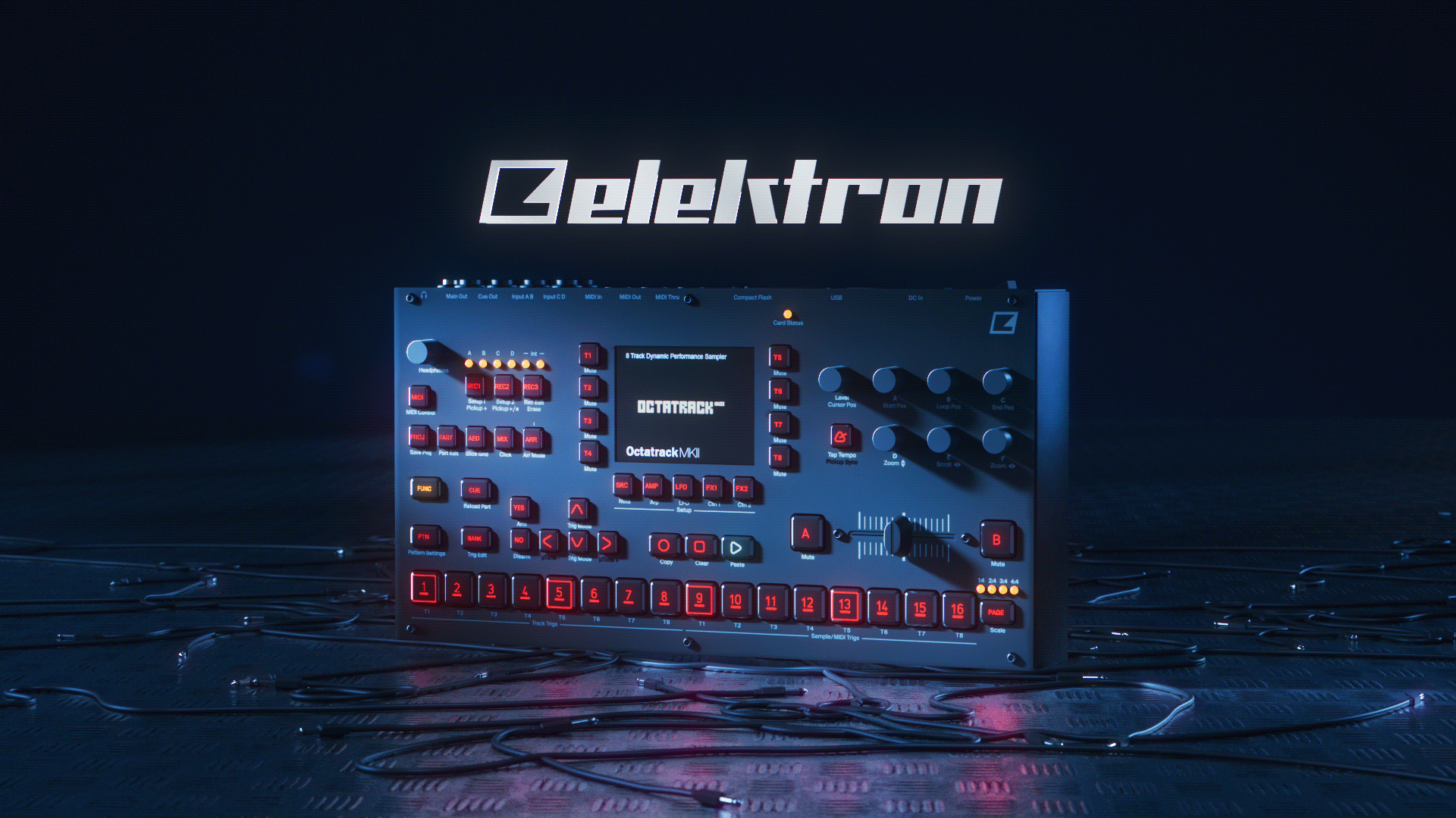 Elektron Octatrack mk II fake commercial — Изображение №1 — 3D, Анимация на Dprofile