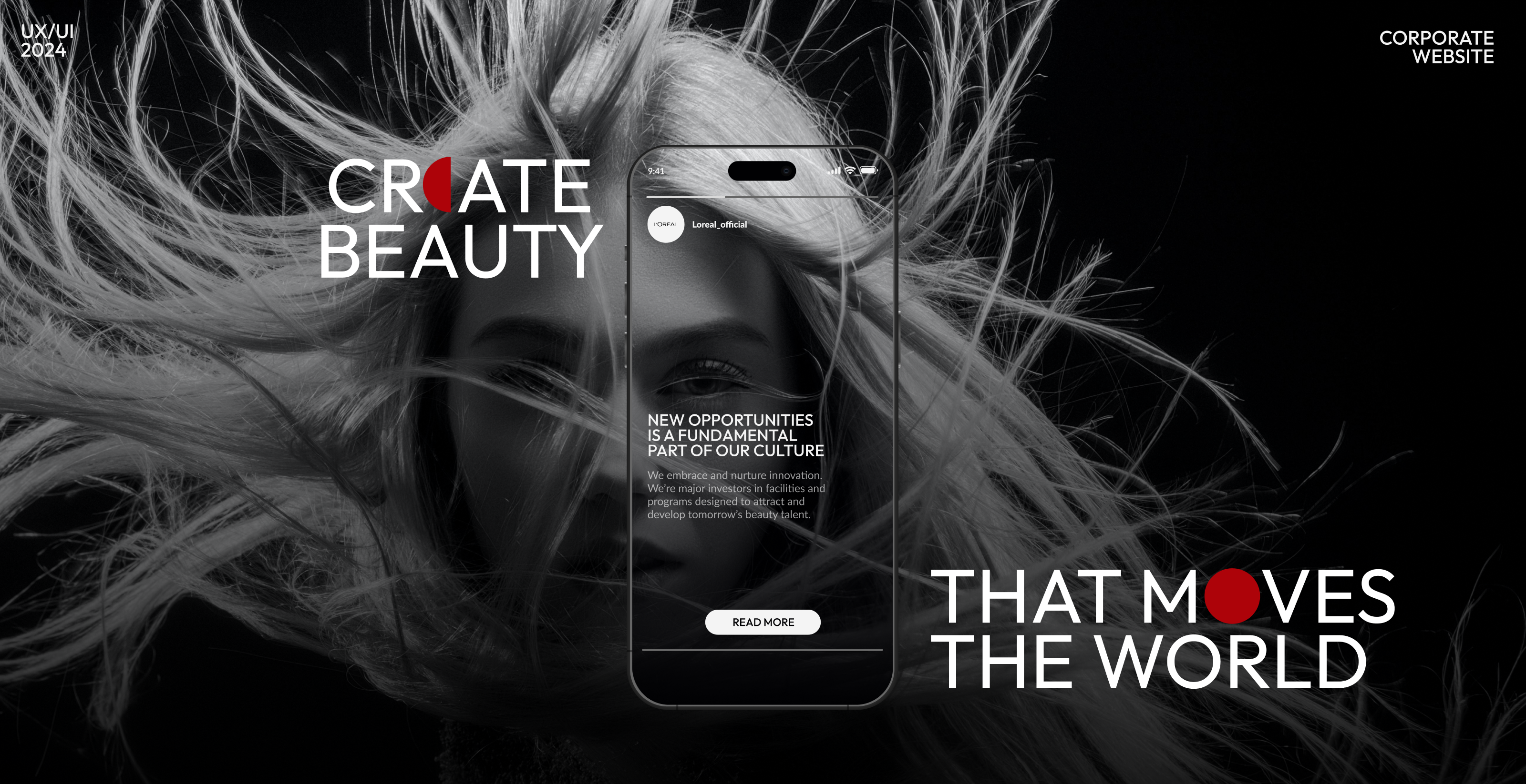 LOREAL | Corporate website — Изображение №1 — Интерфейсы на Dprofile