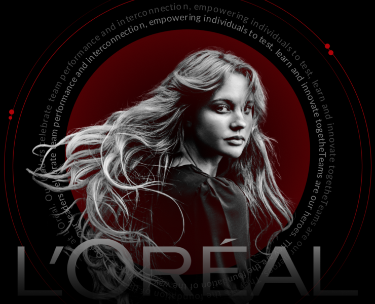 LOREAL | Corporate website на Dprofile
