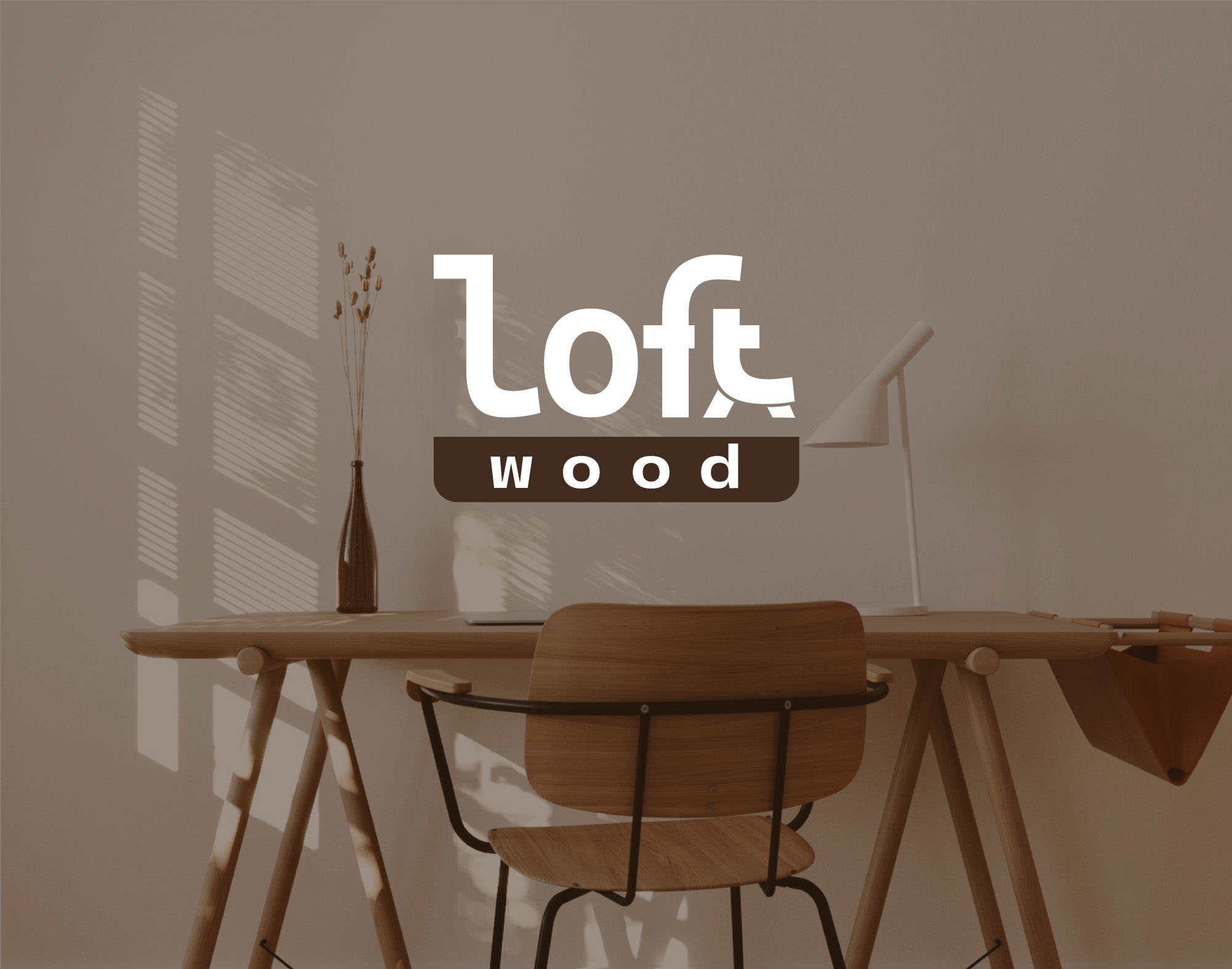 Логотип | Производство мебели Loft | Logotype Loft Wood — Изображение №1 — Брендинг на Dprofile