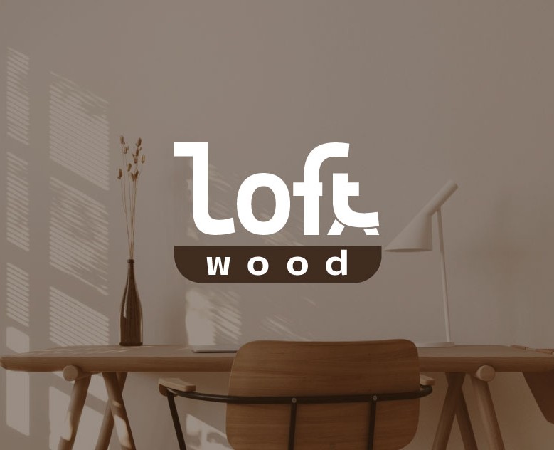 Логотип | Производство мебели Loft | Logotype Loft Wood — Брендинг на Dprofile