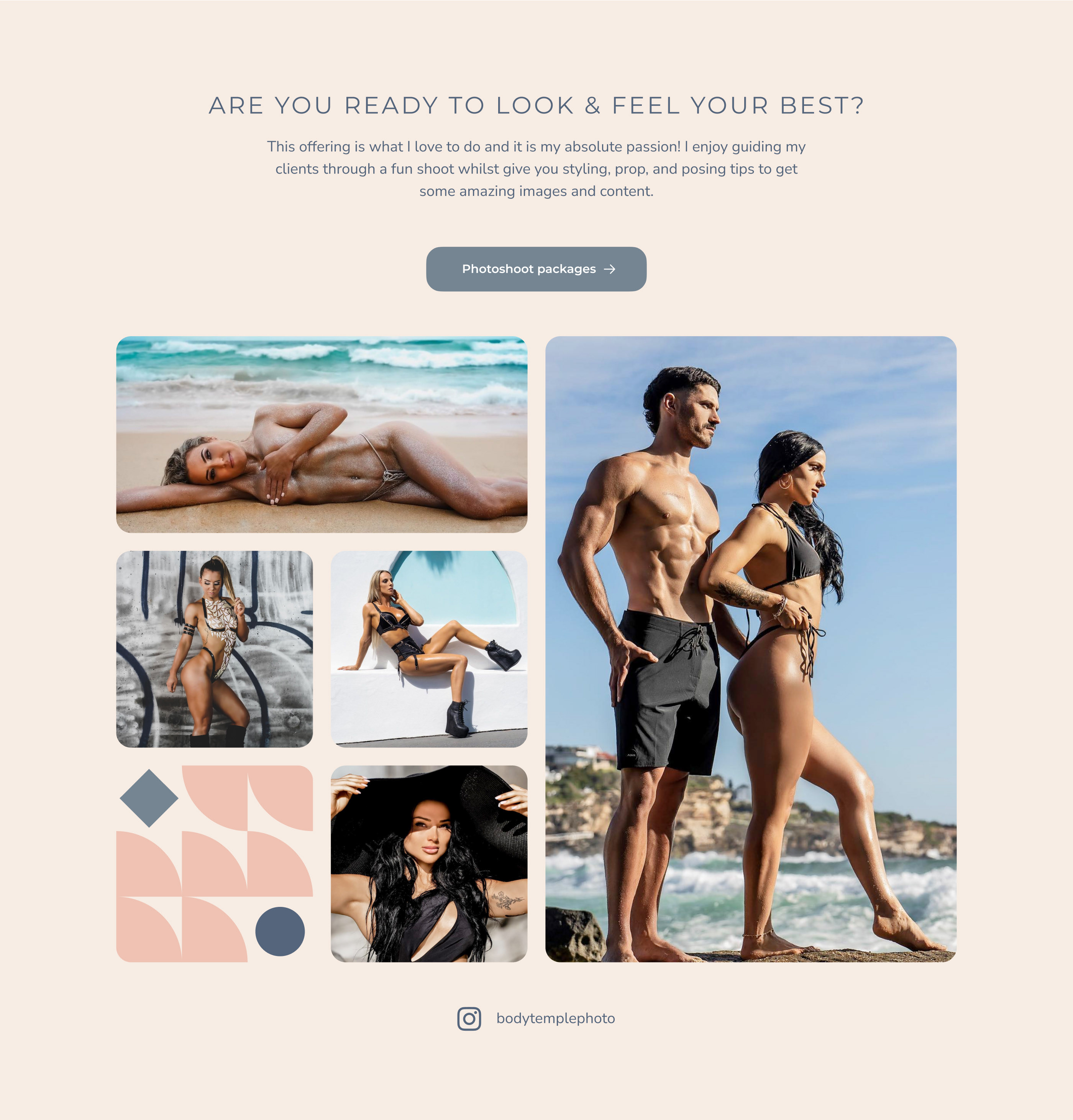 Redesign Body Temple Website | Commercial — Изображение №3 — Интерфейсы на Dprofile