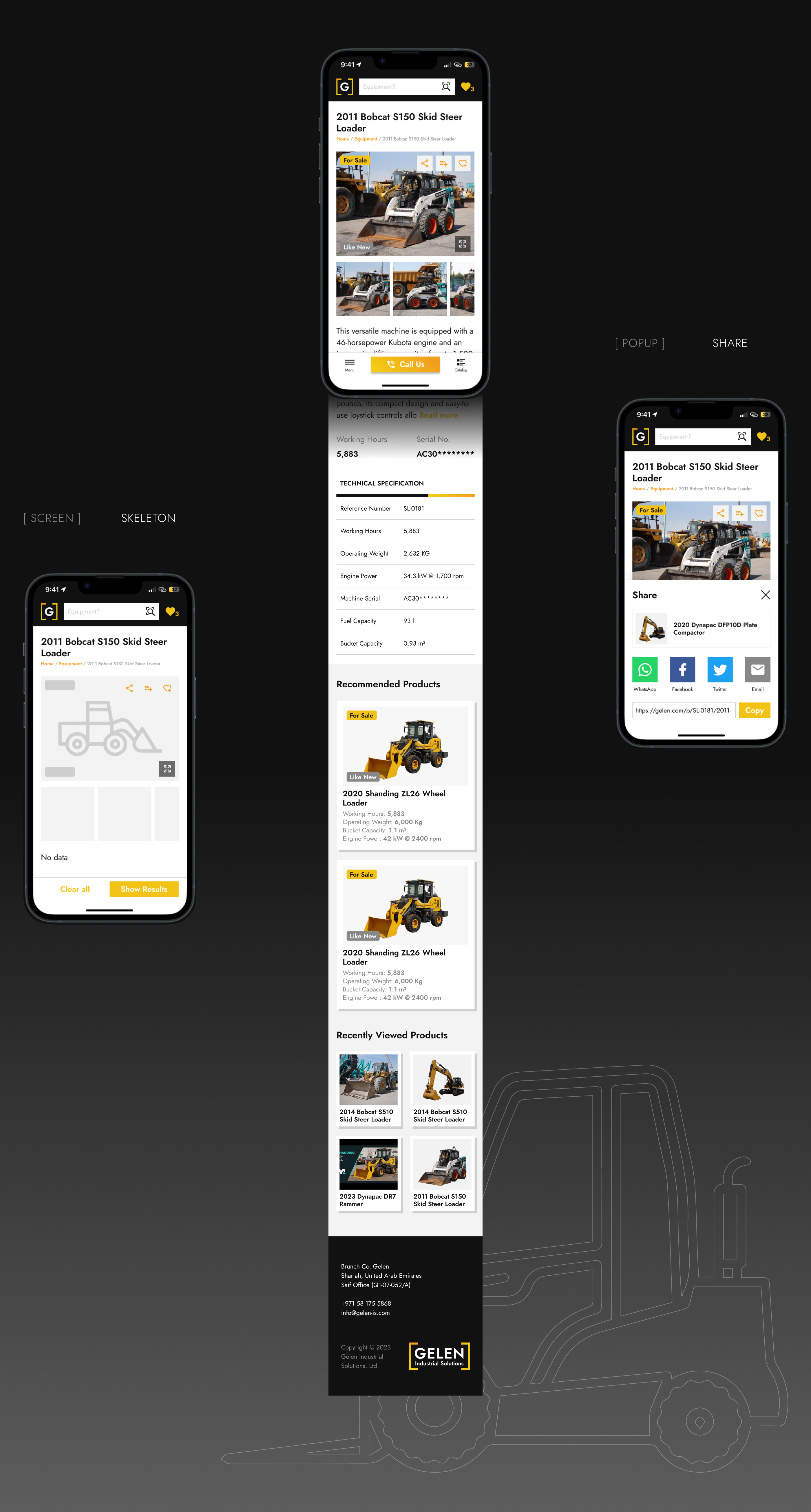 GELEN Web-catalog | Commercial — Изображение №6 — Интерфейсы на Dprofile