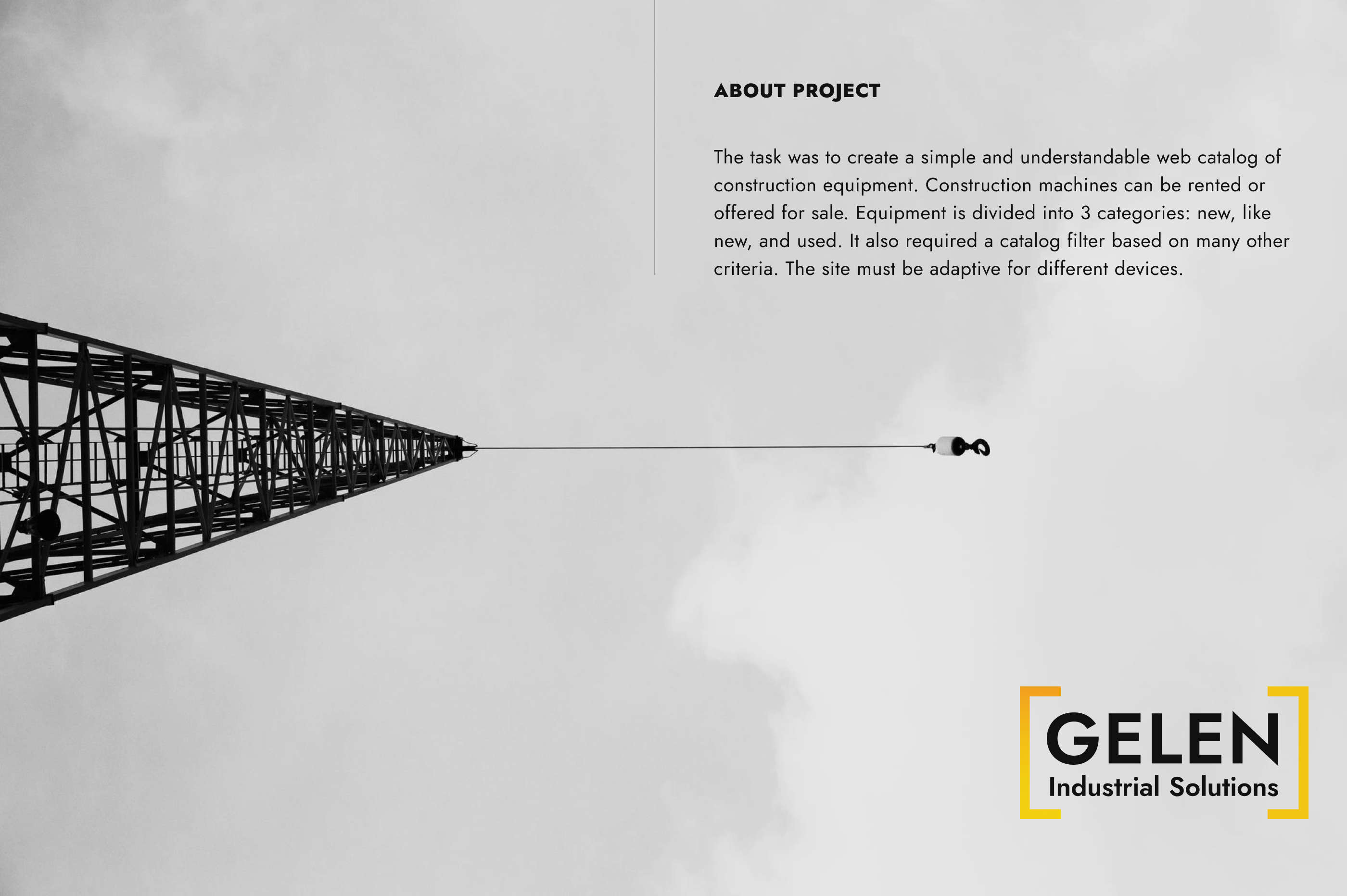 GELEN Web-catalog | Commercial — Изображение №2 — Интерфейсы на Dprofile