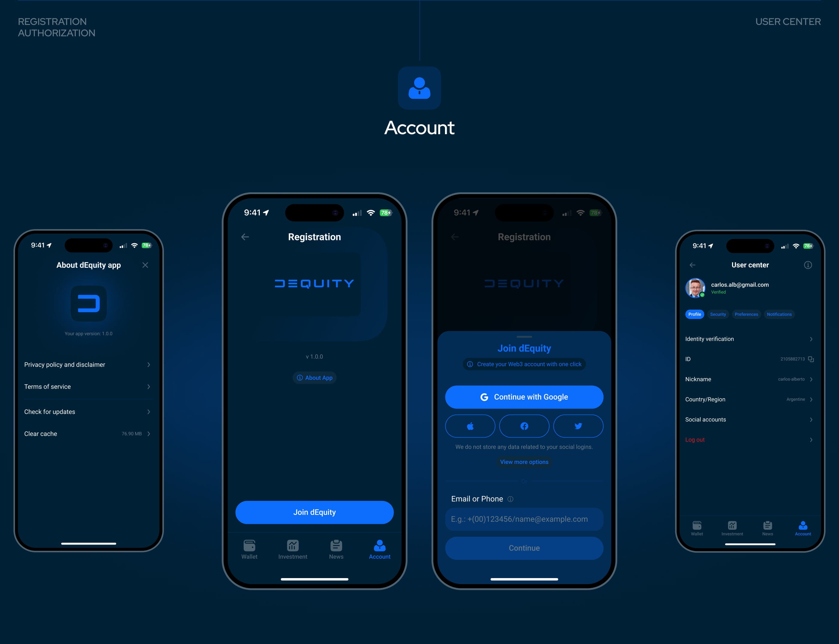 dEquity Invest App | Commercial — Изображение №14 — Интерфейсы на Dprofile