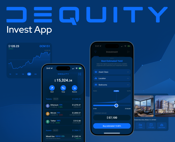 dEquity Invest App | Commercial — Интерфейсы на Dprofile