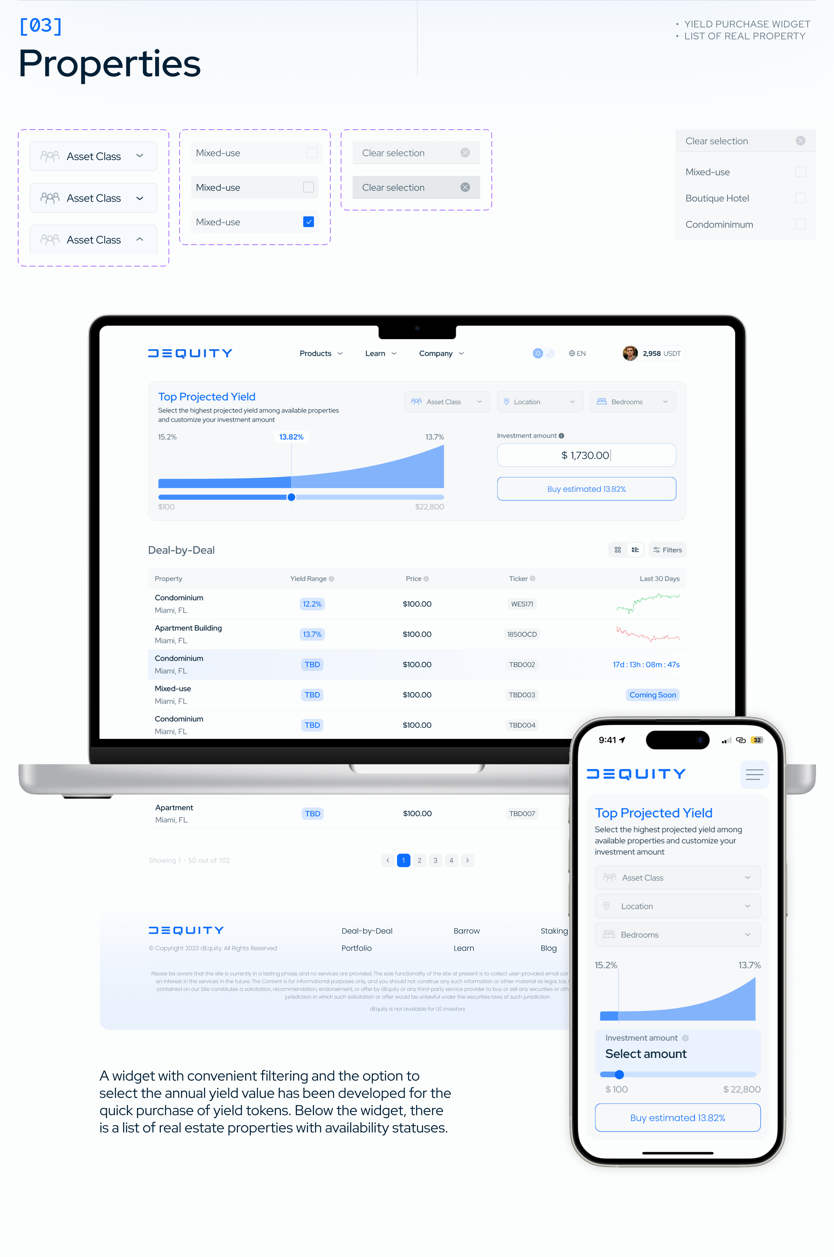 dEquity — Fintech App | Commercial — Изображение №5 — Интерфейсы на Dprofile