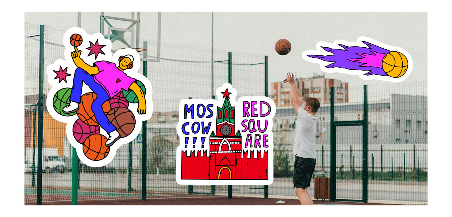 Стикерпак для Red Square Cup 2025 — Изображение №12 — Брендинг, Иллюстрация на Dprofile