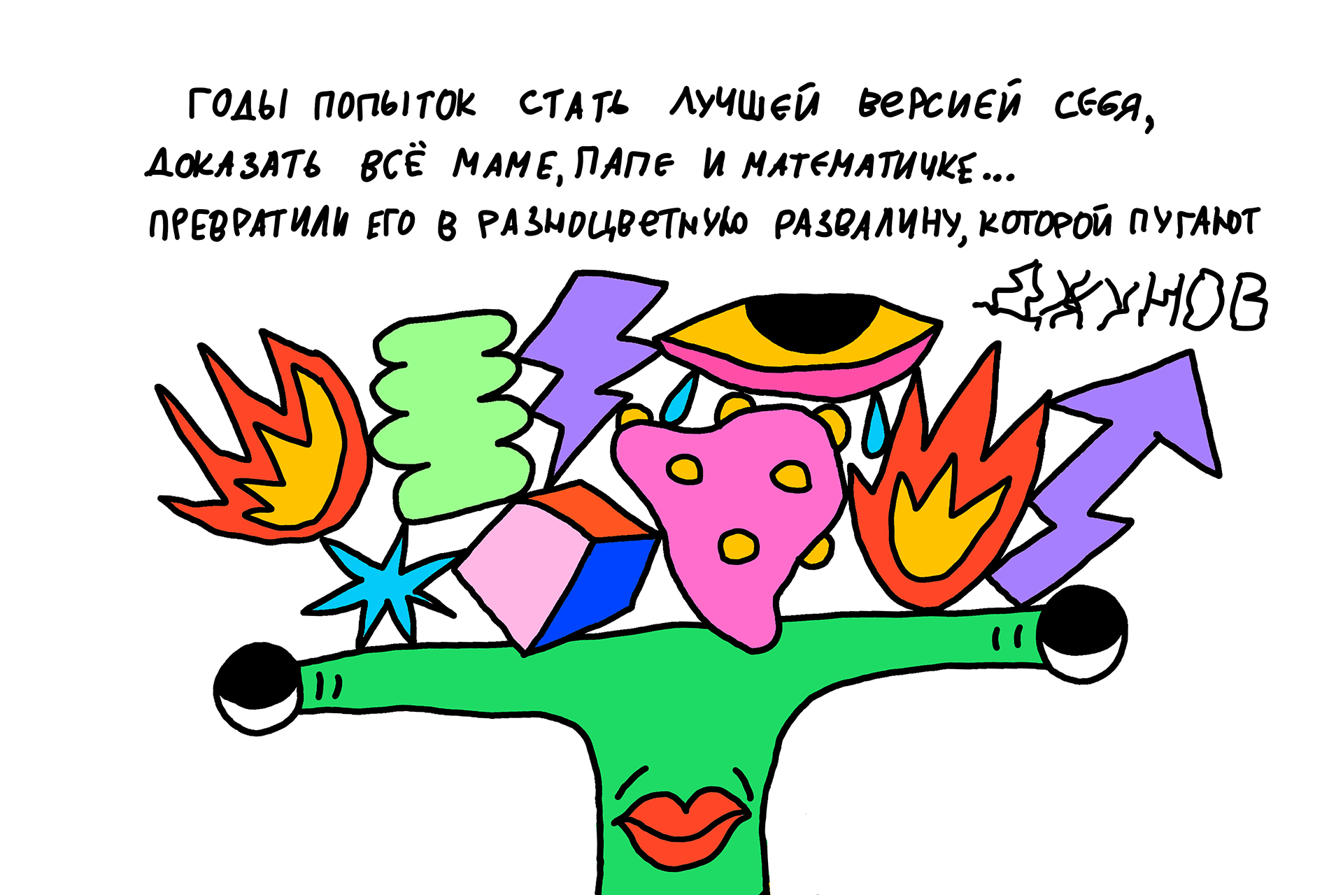 Монстр Выгорания — Изображение №3 — Брендинг, Иллюстрация на Dprofile
