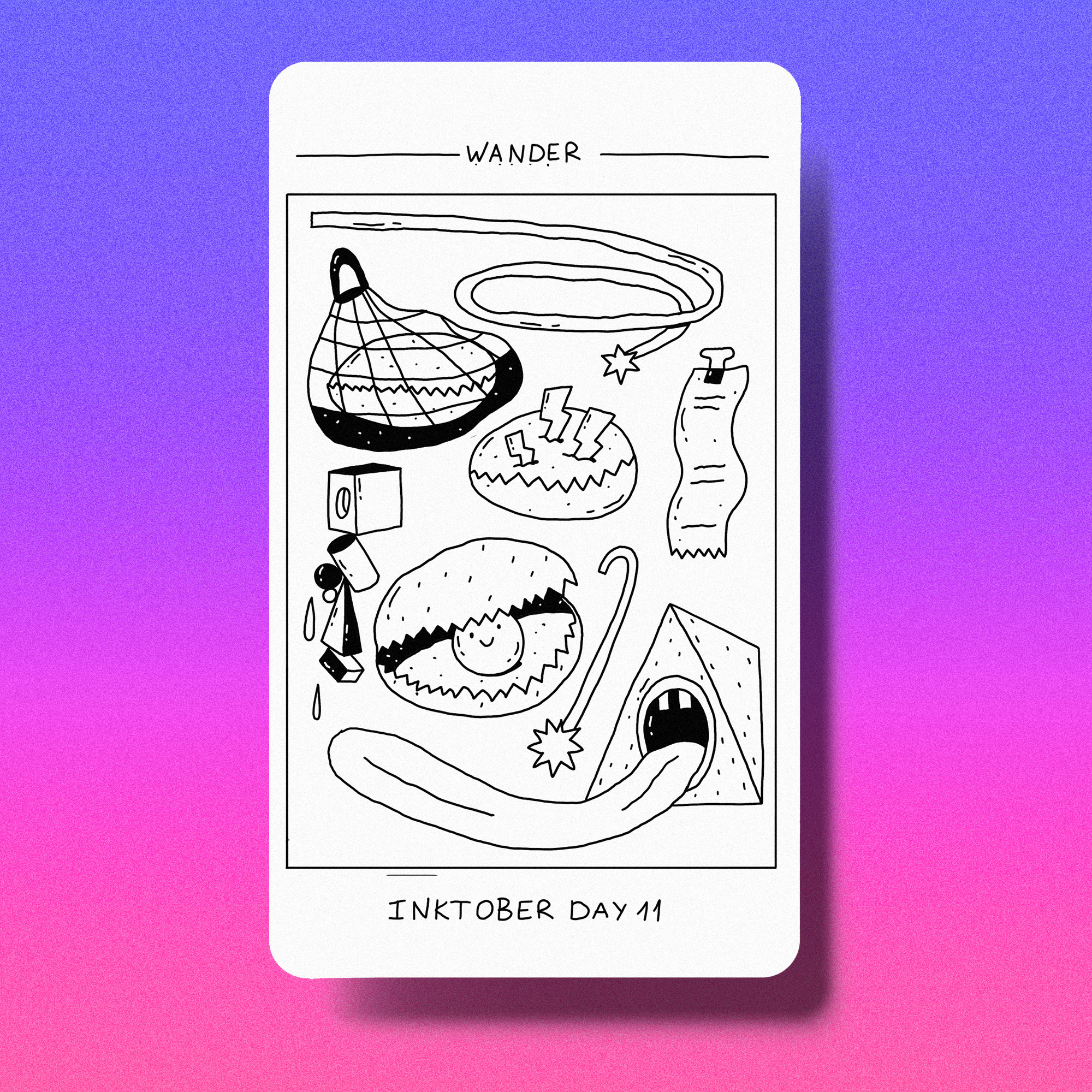 Метафорические карты - иллюстрации INKTOBER — Изображение №15 — Иллюстрация на Dprofile