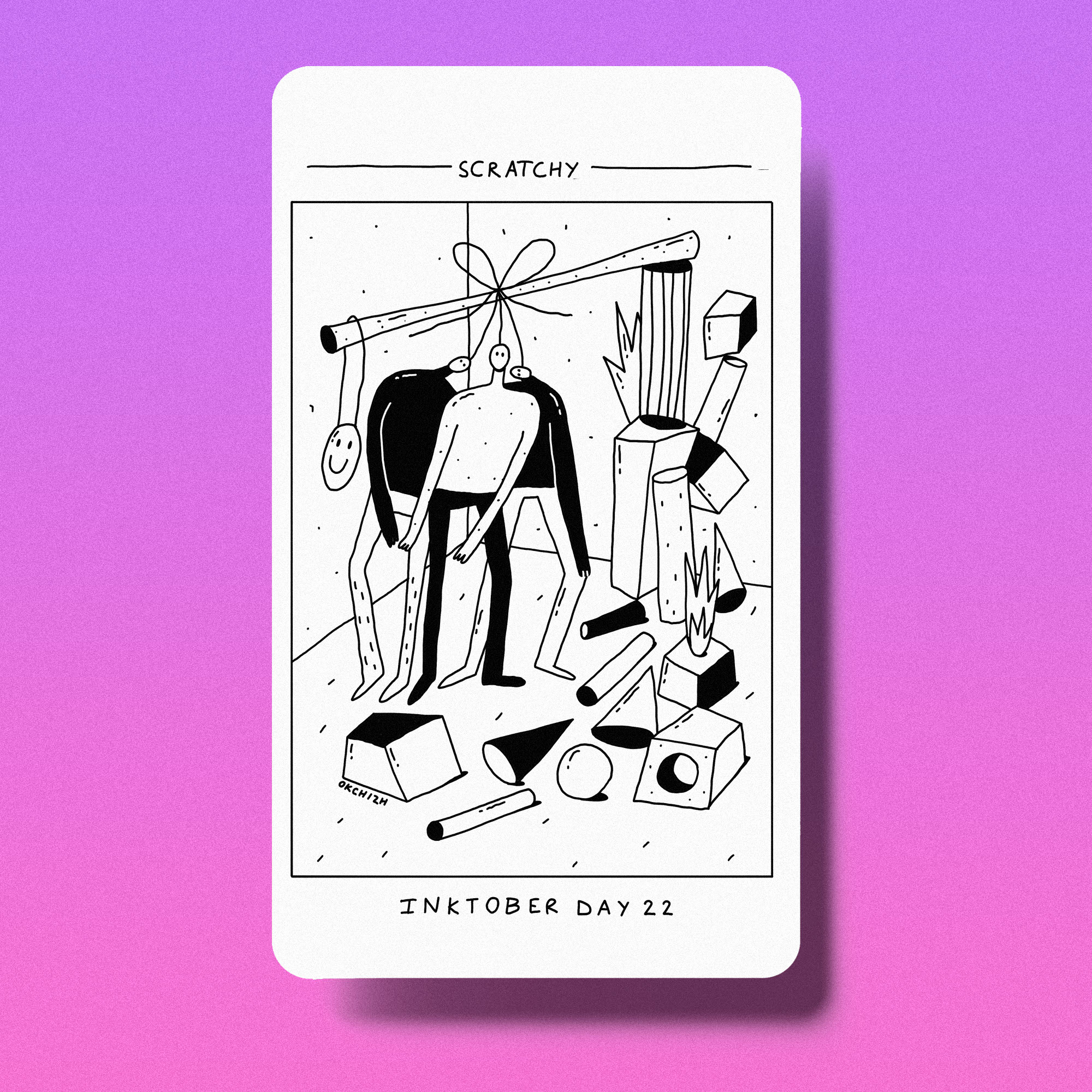 Метафорические карты - иллюстрации INKTOBER — Изображение №7 — Иллюстрация на Dprofile