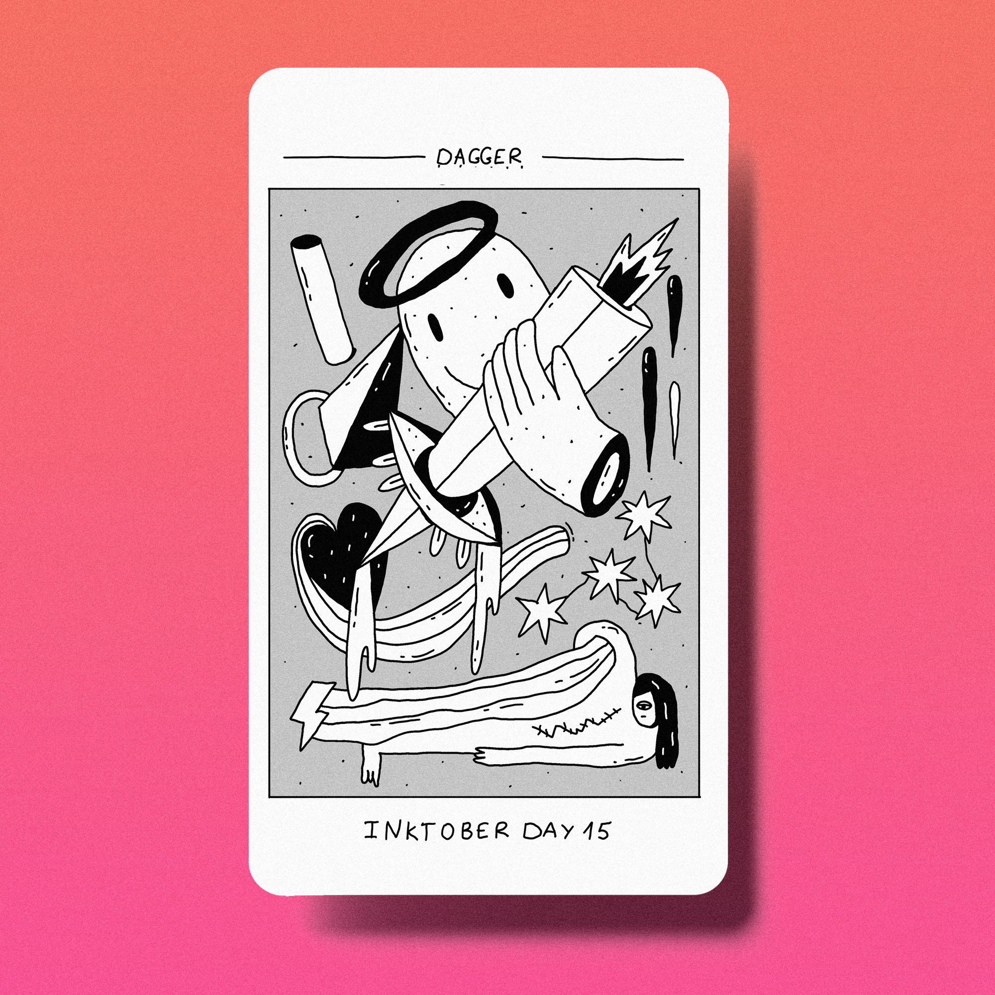 Метафорические карты - иллюстрации INKTOBER — Изображение №25 — Иллюстрация на Dprofile