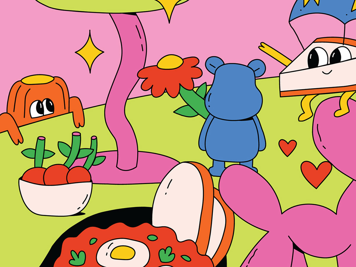 Иллюстрация для Brunchy Brunch | дизайн, персонажи — Изображение №6 — Брендинг, Иллюстрация на Dprofile