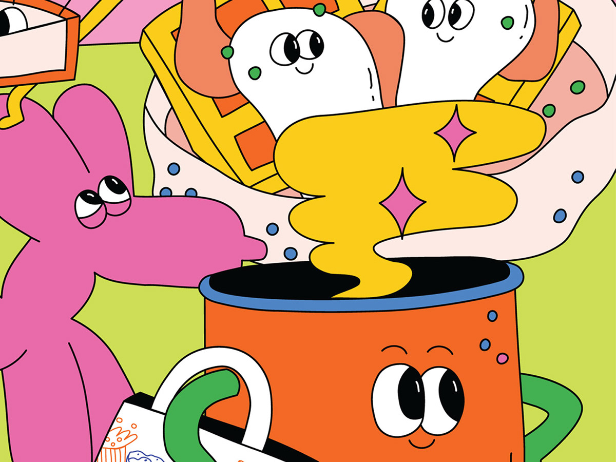 Иллюстрация для Brunchy Brunch | дизайн, персонажи — Изображение №5 — Брендинг, Иллюстрация на Dprofile