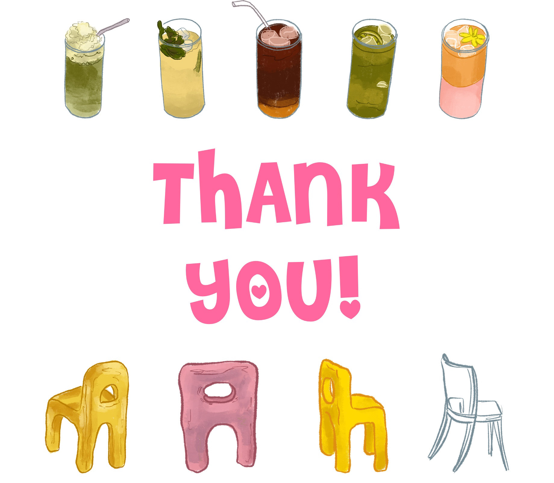 Иллюстрация для меню кафе (и стикеры для соц сетей) — Изображение №8 — Брендинг, Иллюстрация на Dprofile