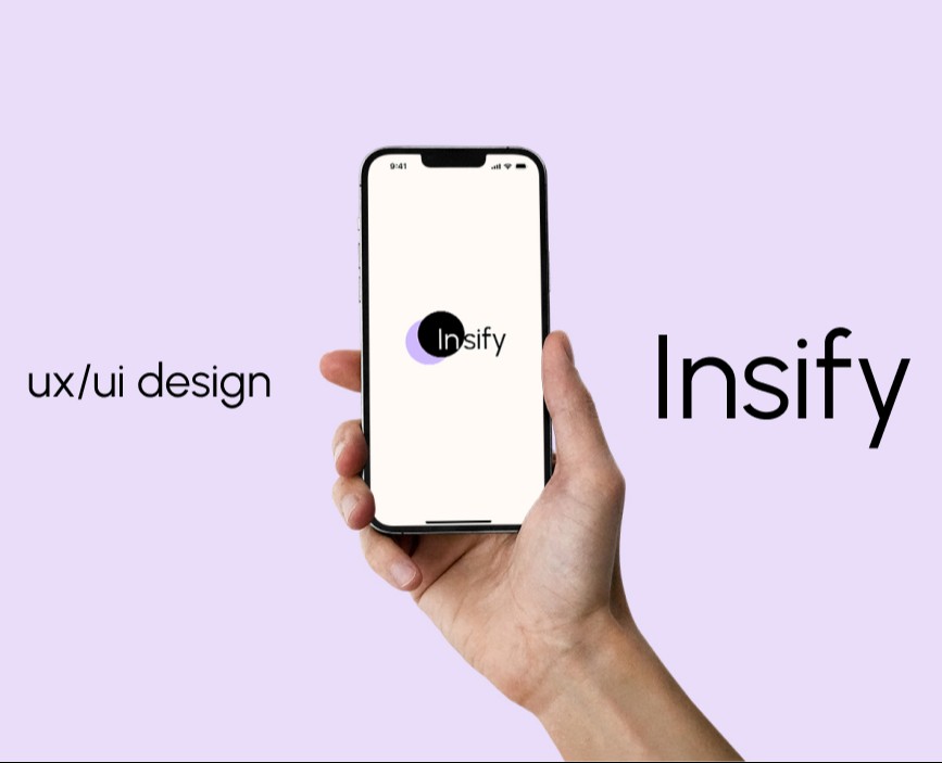 Insify iOS app UX/UI design на Dprofile