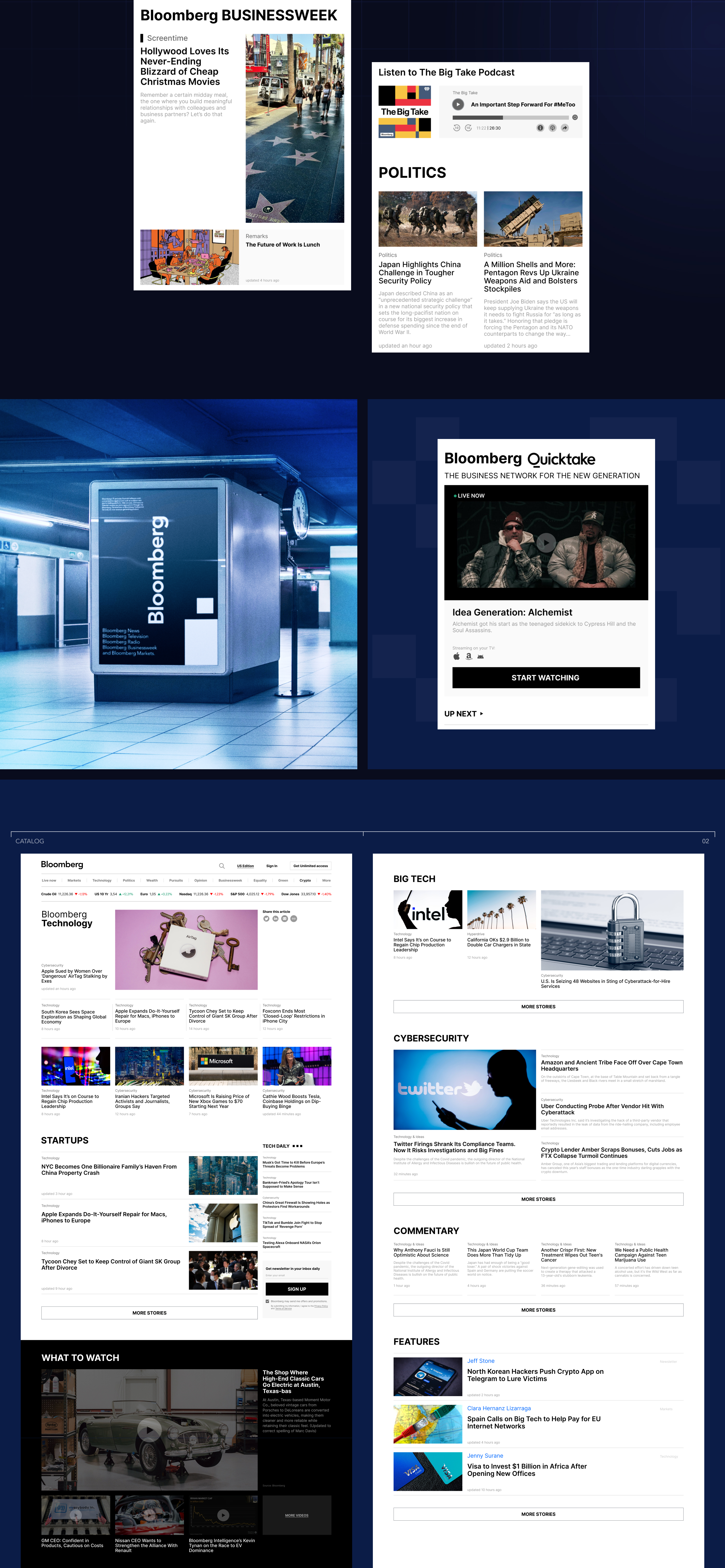 Bloomberg.com — website redesign — Изображение №4 — Интерфейсы, Анимация на Dprofile