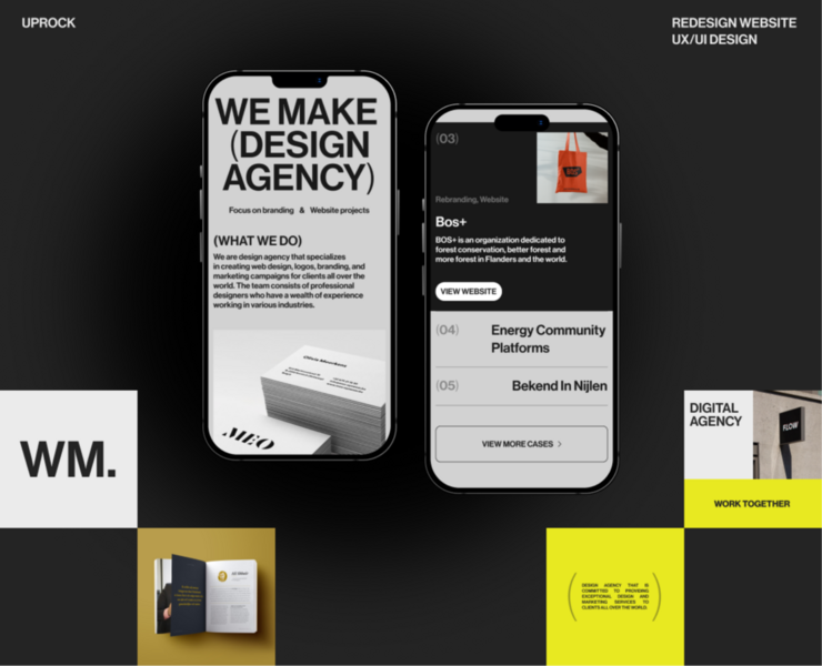 WEMAKE.BE |Website redesign — Интерфейсы, Анимация на Dprofile