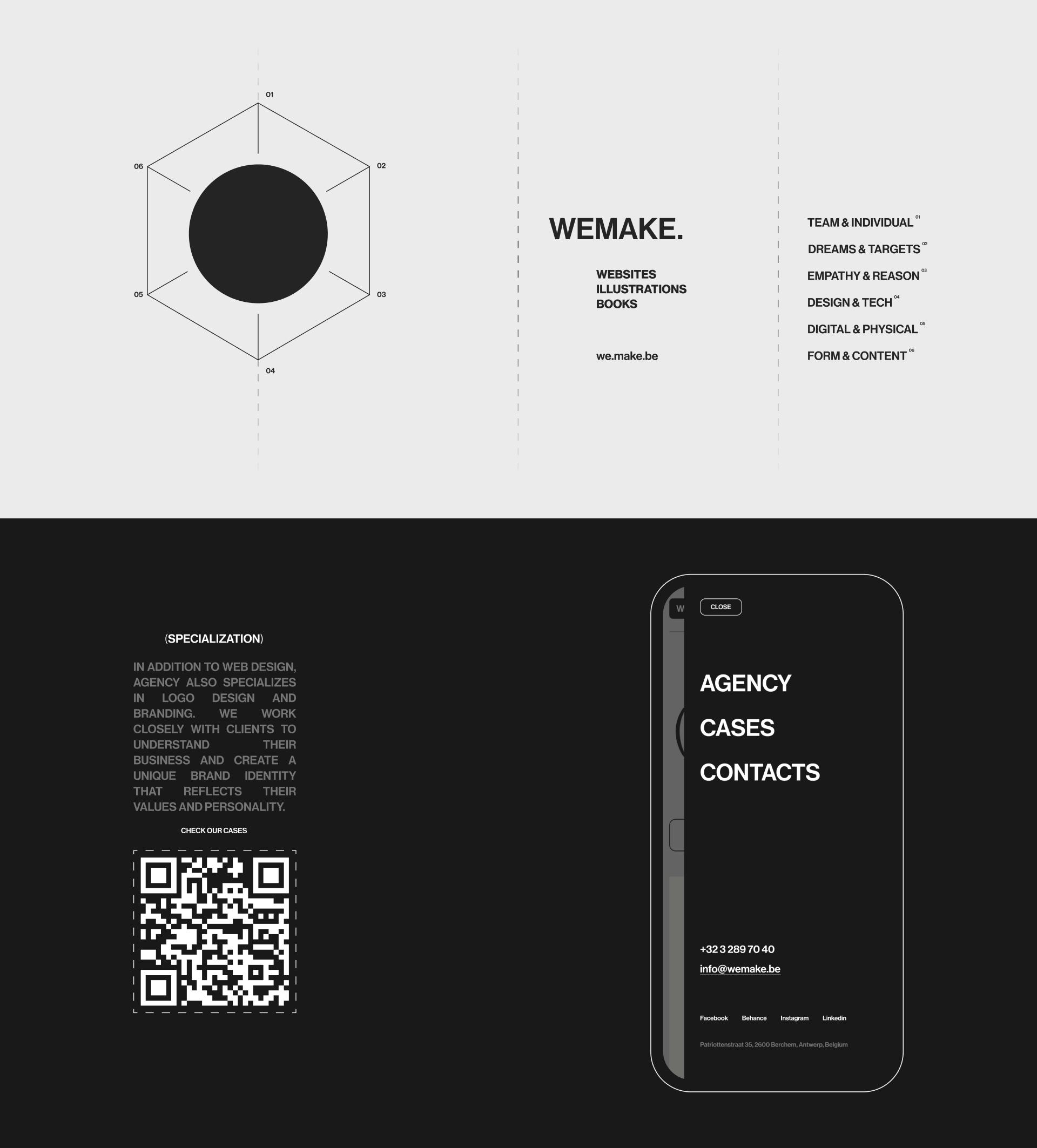 WEMAKE.BE |Website redesign — Изображение №4 — Интерфейсы, Анимация на Dprofile