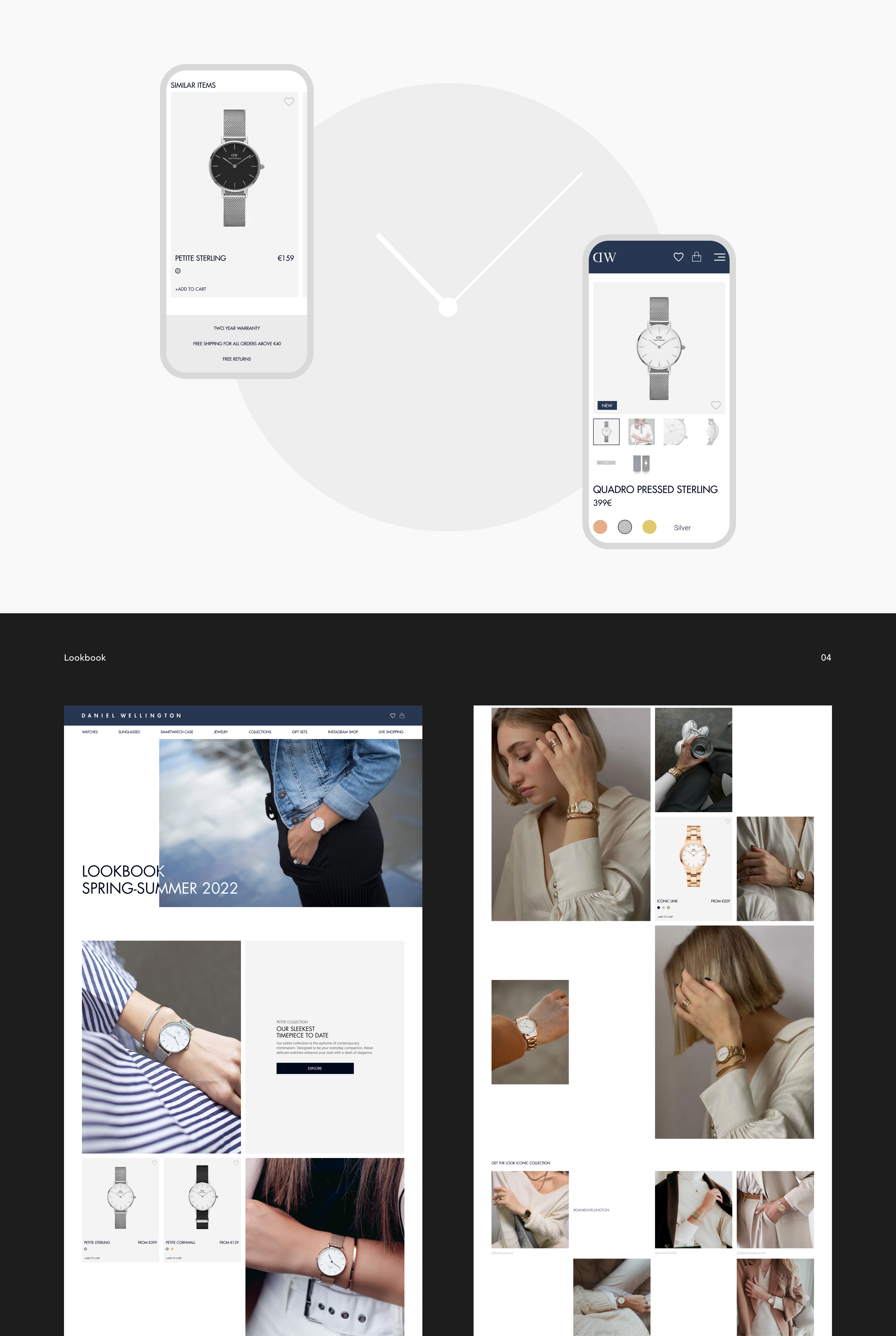 Daniel Wellington (Watches) | redesign — Изображение №5 — Интерфейсы, Анимация на Dprofile