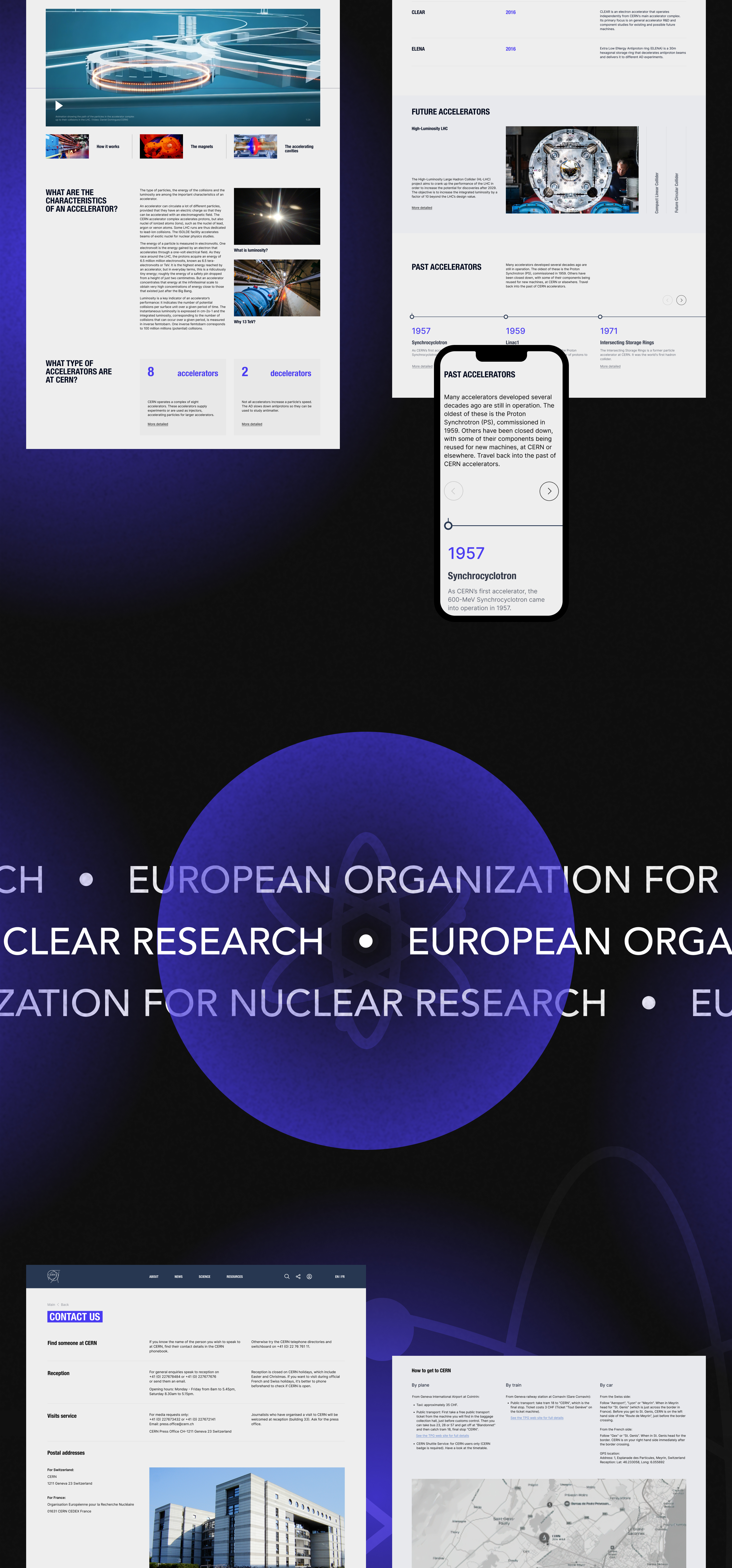 CERN — website redesign | home.cern — Изображение №6 — Интерфейсы, Анимация на Dprofile