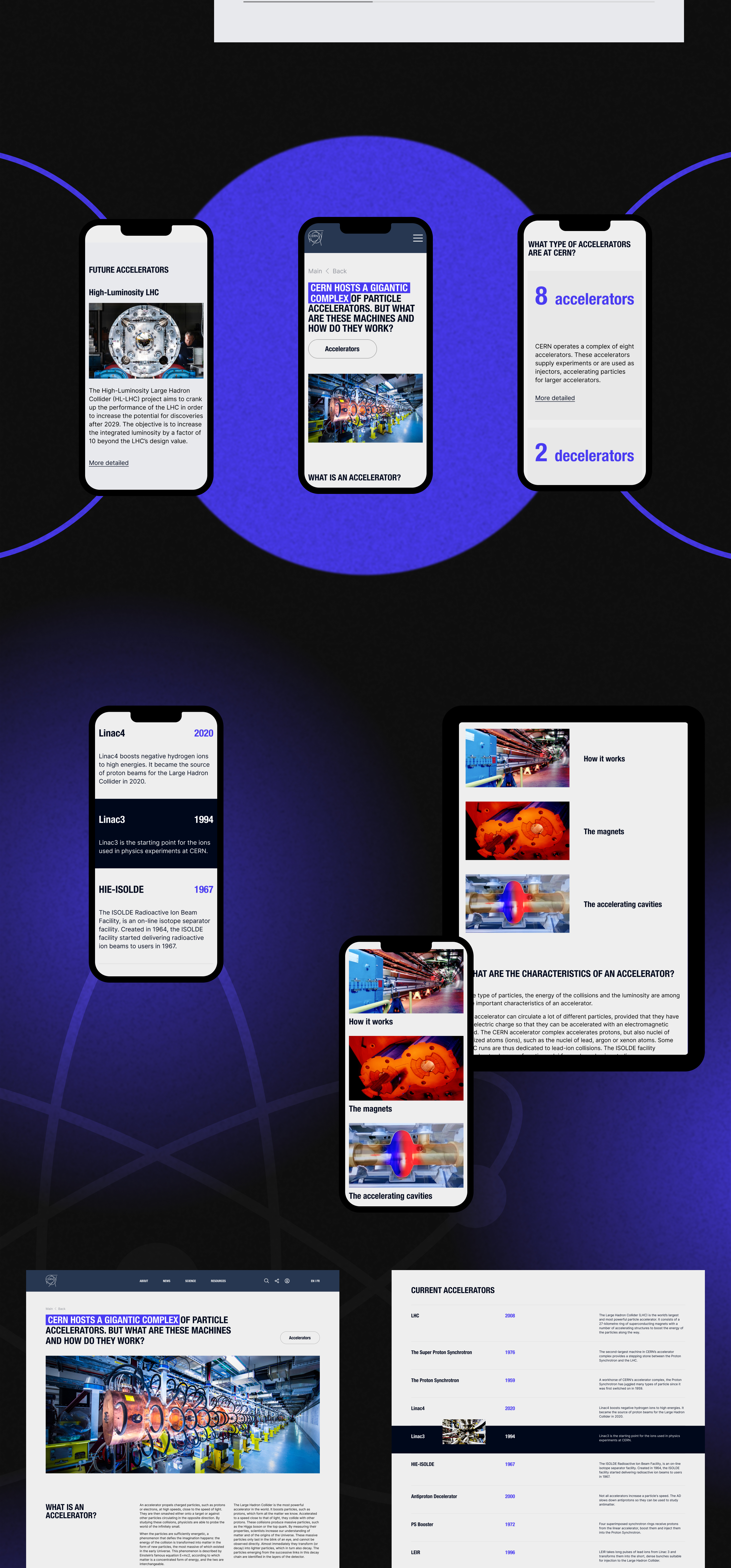 CERN — website redesign | home.cern — Изображение №5 — Интерфейсы, Анимация на Dprofile