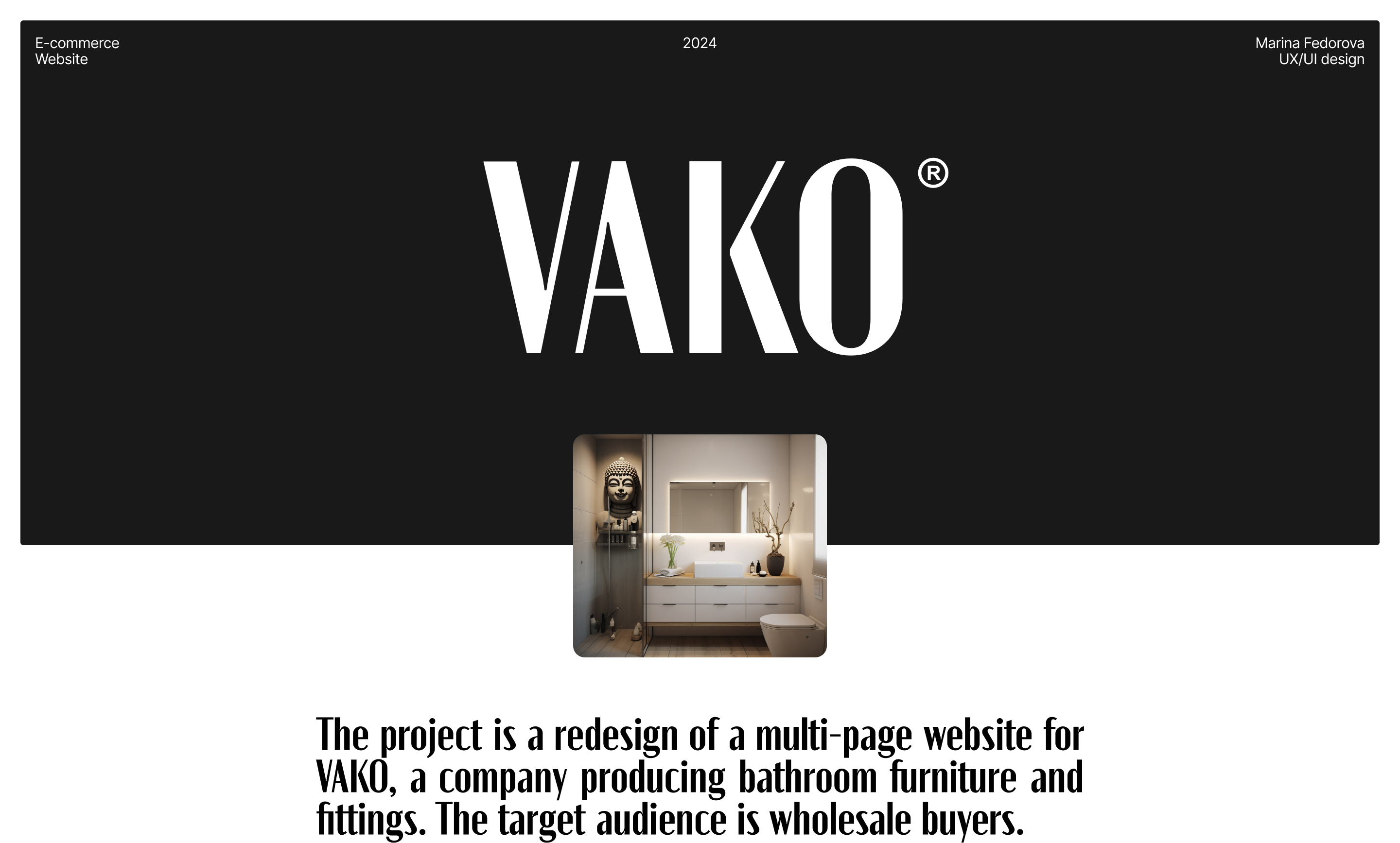 E-commerce redisign | Bathroom furniture — Изображение №1 — Интерфейсы на Dprofile