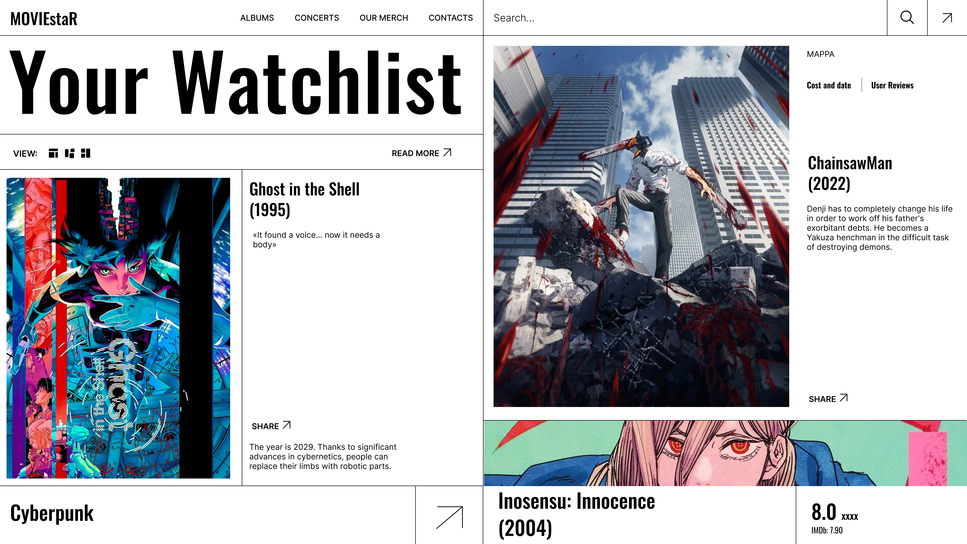 Редизайн.  Табличный стиль — Изображение №1 — Иллюстрация, Интерфейсы на Dprofile