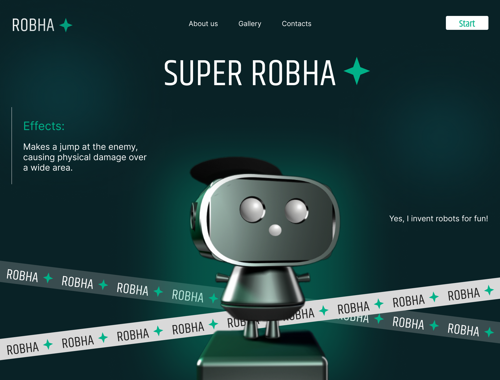 SUPER ROBHA — Изображение №1 — 3D, Интерфейсы на Dprofile