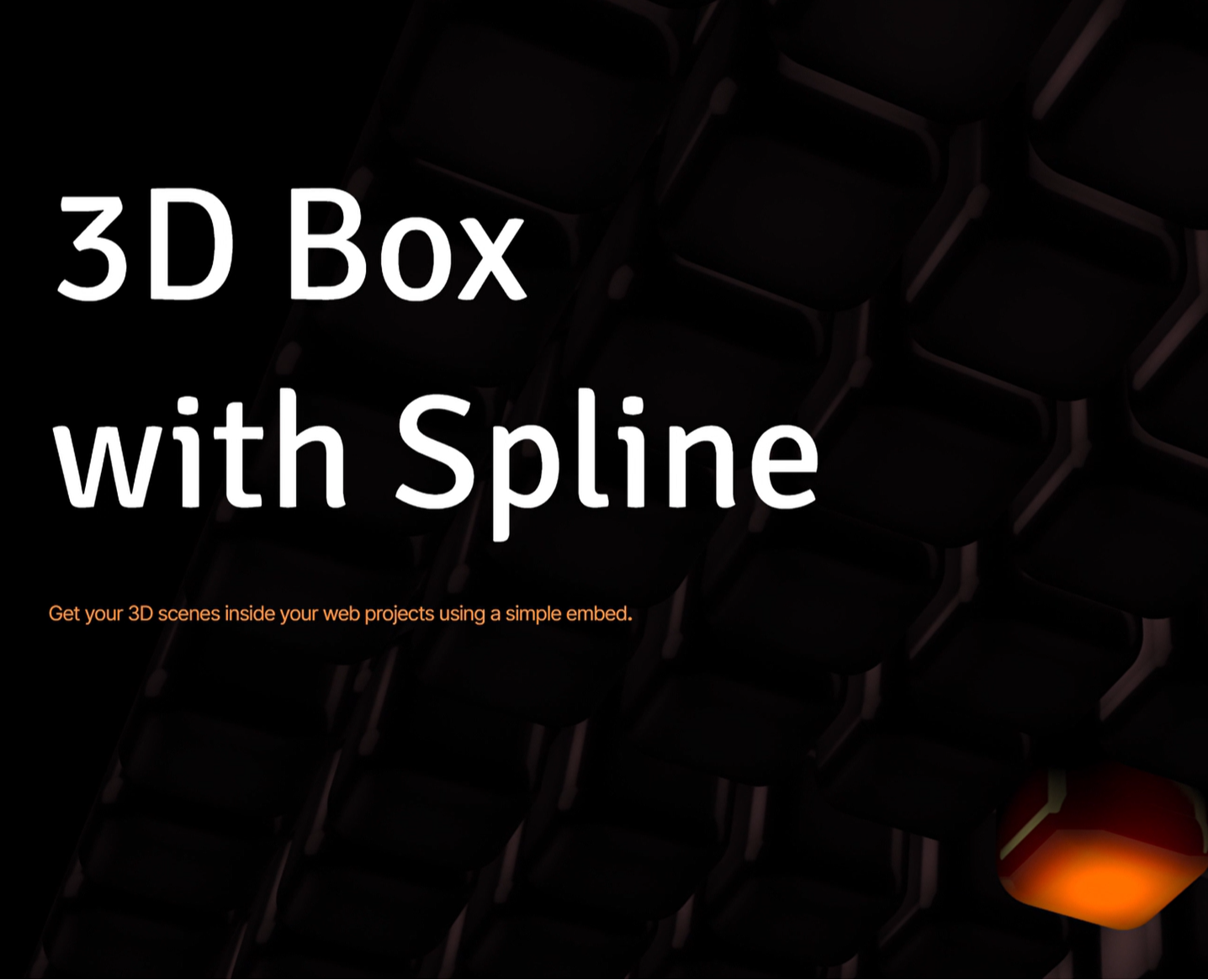 3D BOX WITH SPLINE — Интерфейсы, 3D на Dprofile