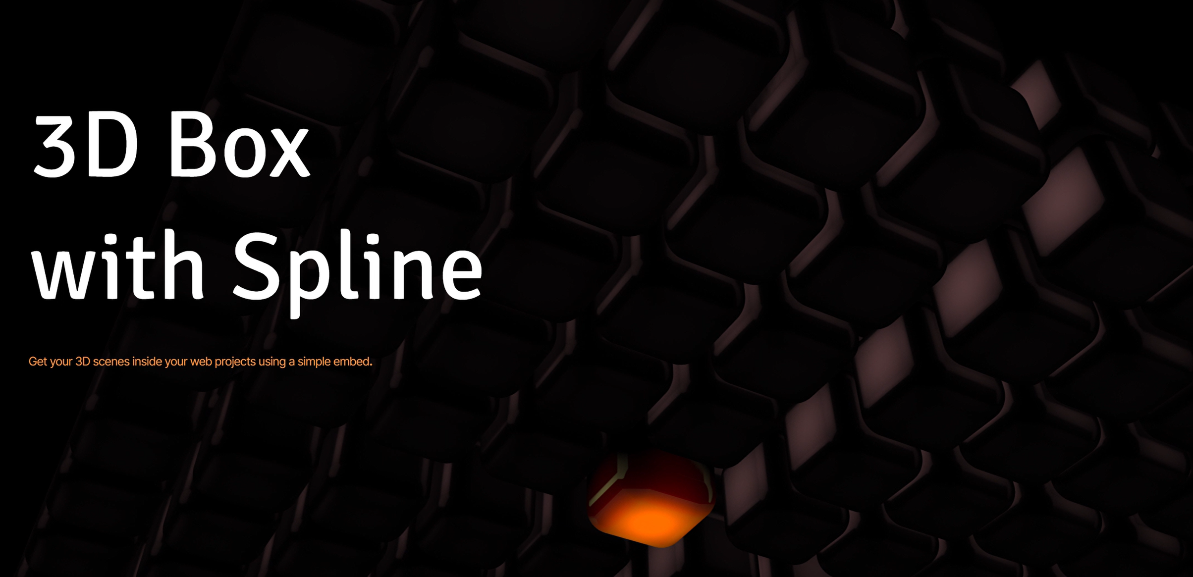 3D BOX WITH SPLINE — Изображение №1 — 3D, Интерфейсы на Dprofile