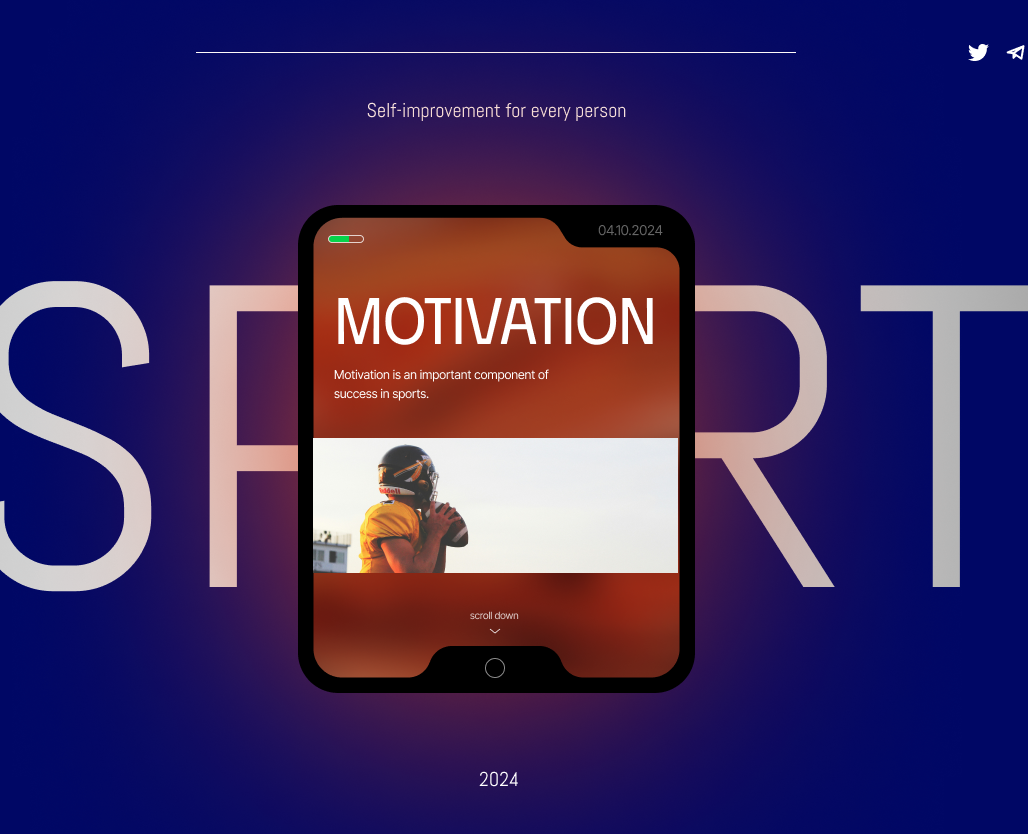 Sport Animation — Интерфейсы на Dprofile