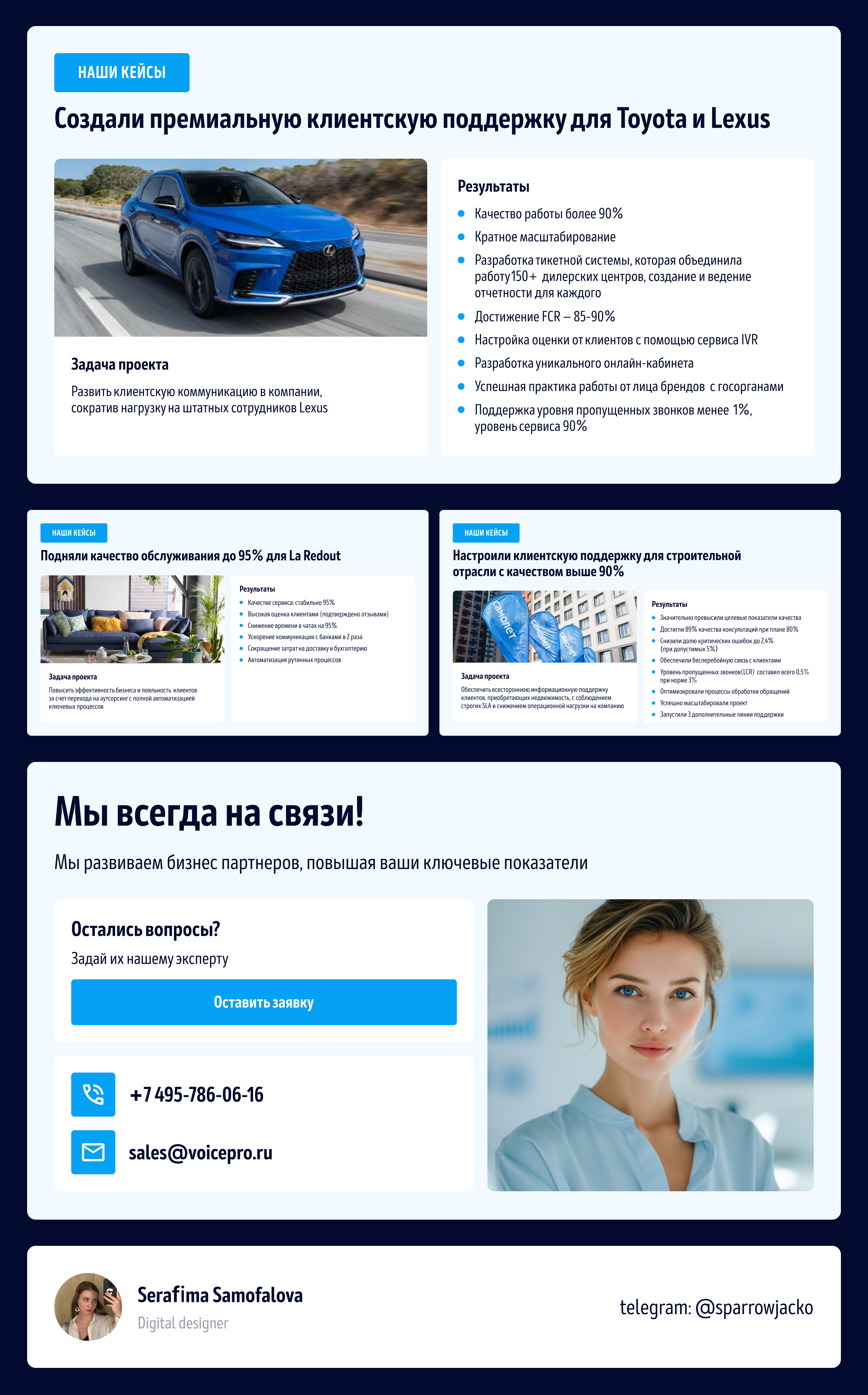 VoicePro — бизнес-презентация — Изображение №3 — Графика, Маркетинг на Dprofile