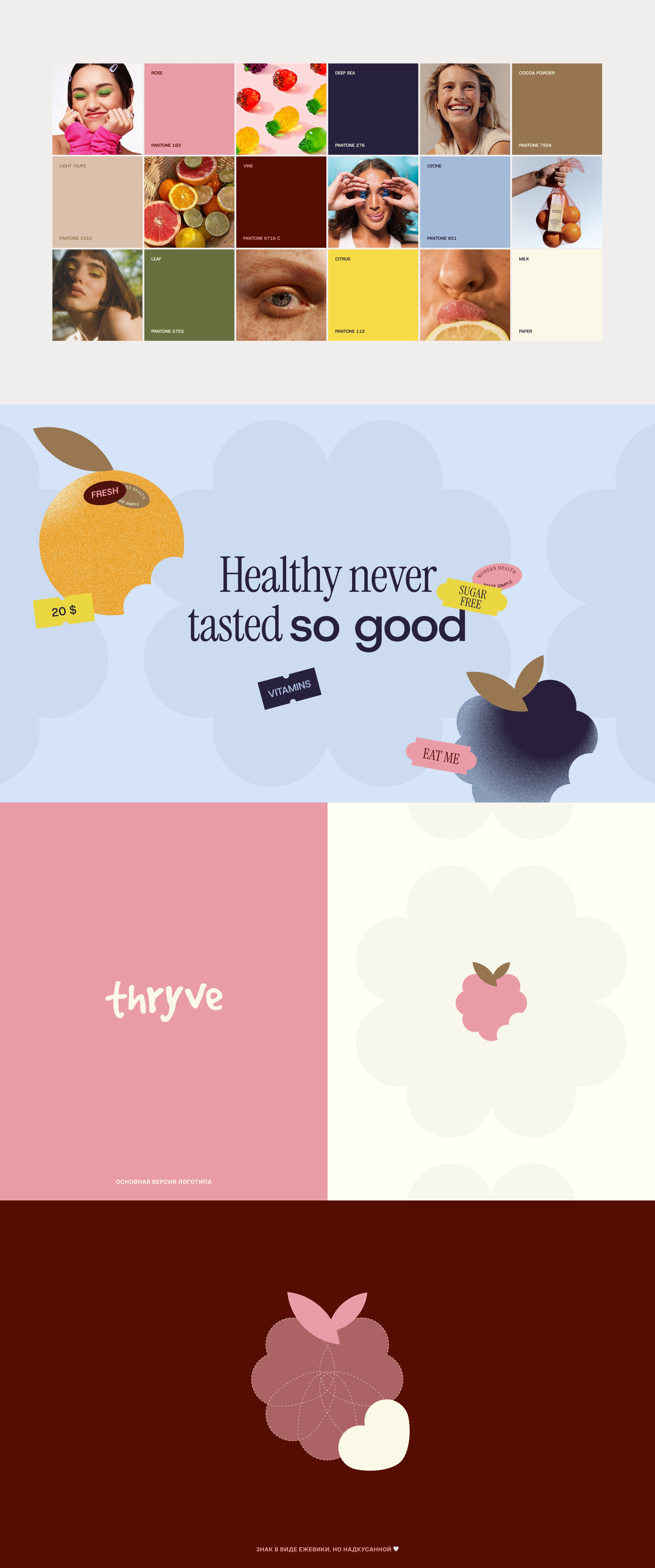 Thryve Vitamins — Изображение №2 — Брендинг, Графика на Dprofile