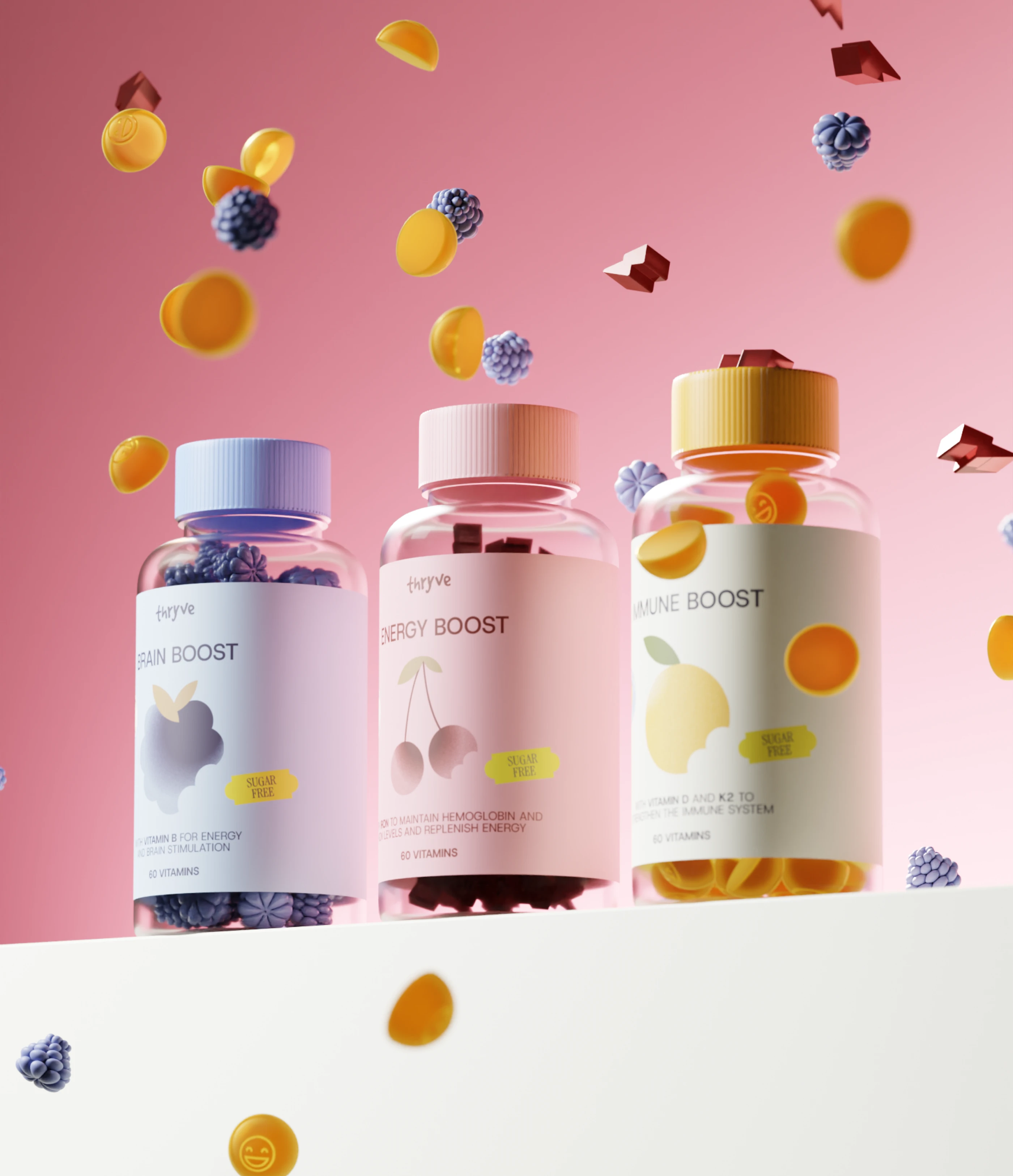 Thryve Vitamins — Изображение №1 — Брендинг, Графика на Dprofile