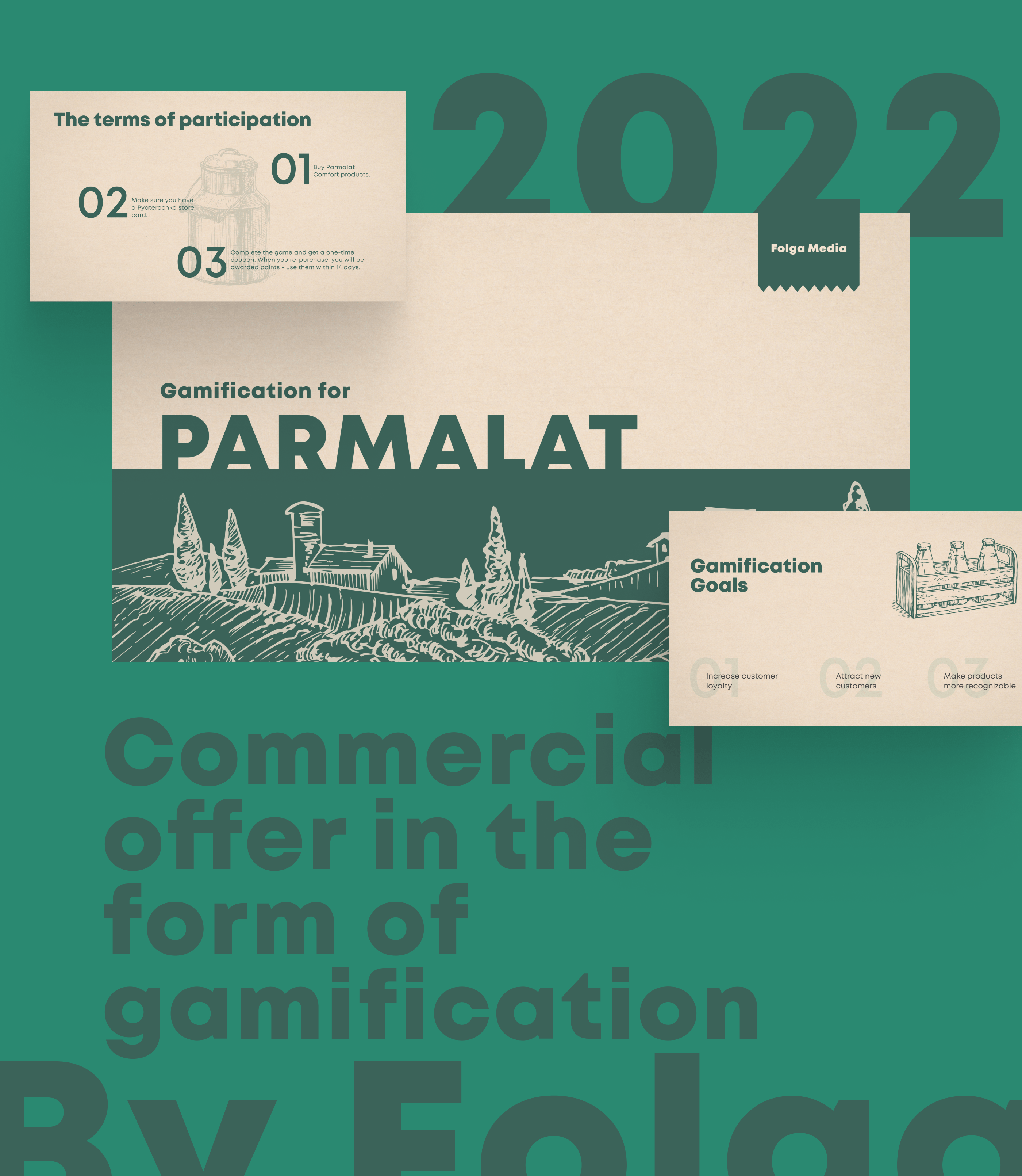 Parmalat - commercial offer presentation — Изображение №1 — Интерфейсы, Брендинг на Dprofile