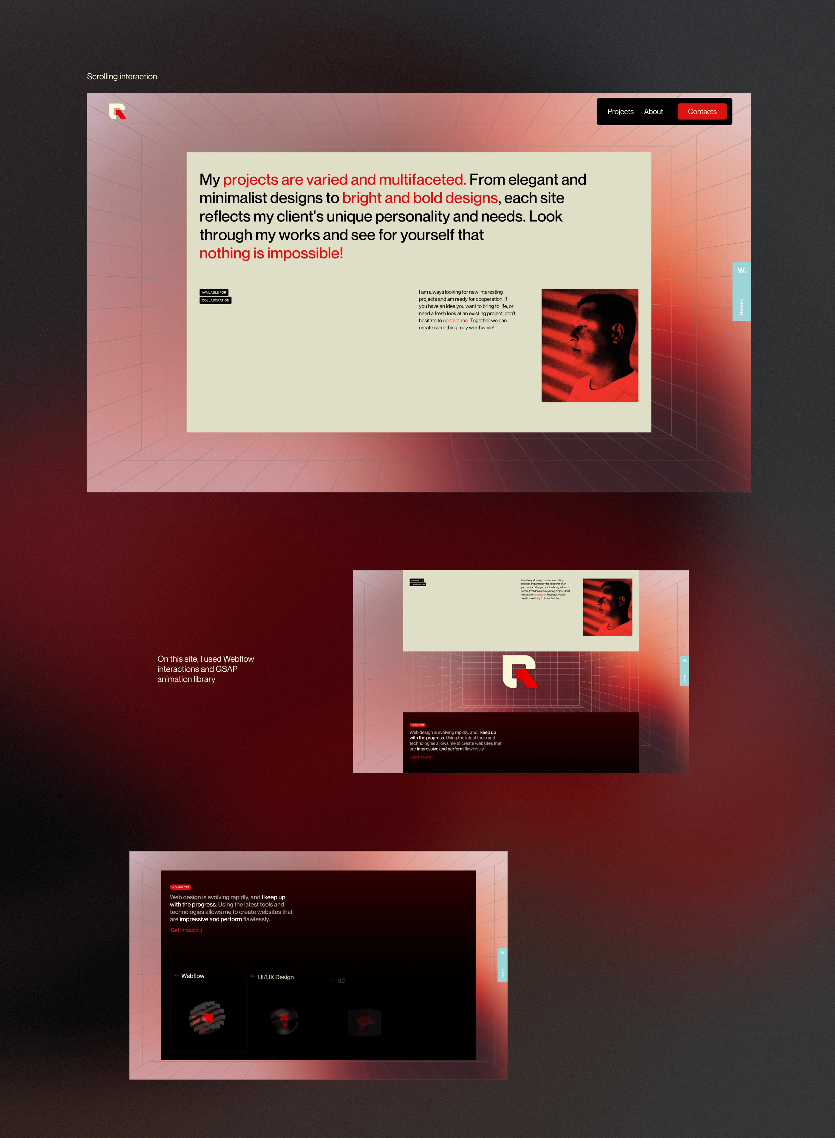 Roman Salakhov - Creative designer portfolio — Изображение №5 — Интерфейсы, 3D на Dprofile